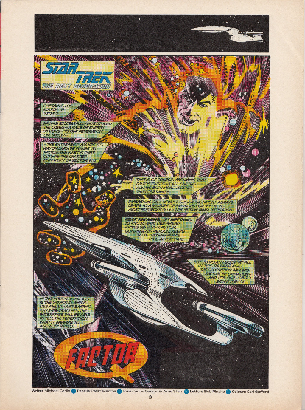 Read online Star Trek The Next Generation (1990) comic -  Issue #4 - 3