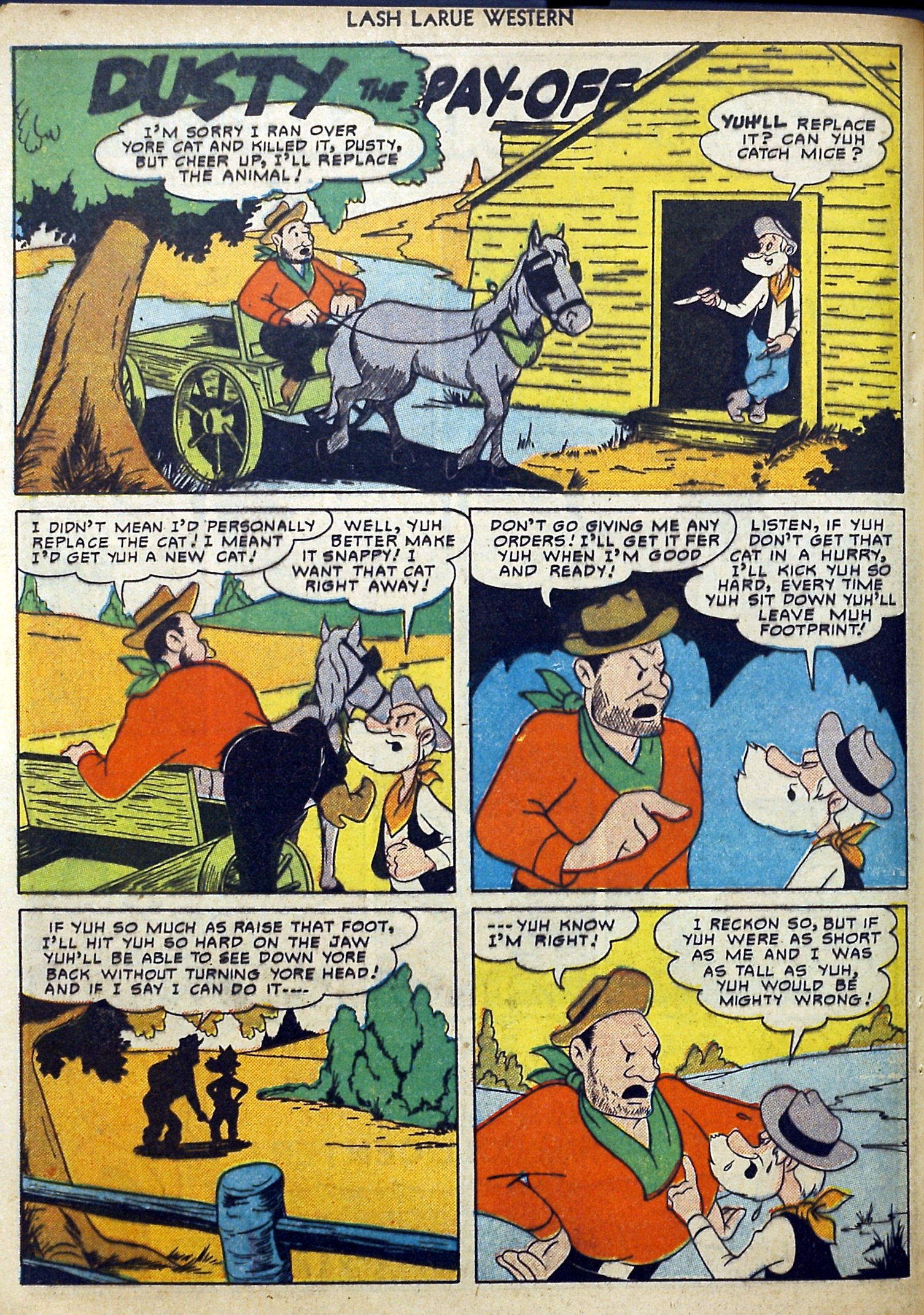 Read online Lash Larue Western (1949) comic -  Issue #11 - 36