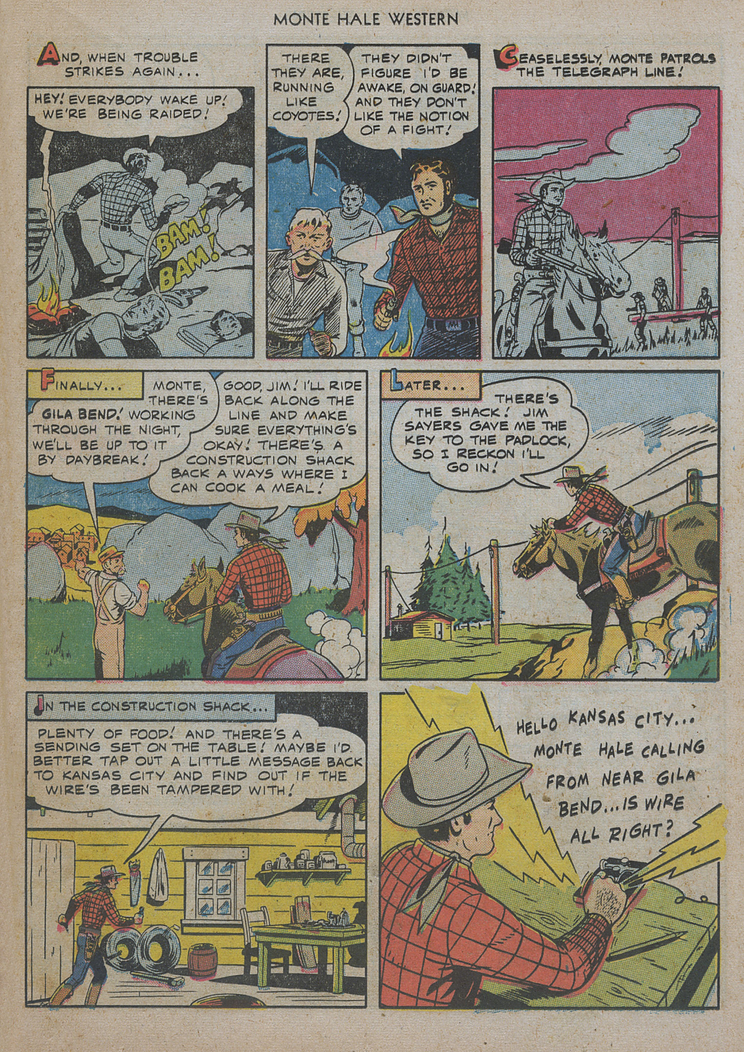 Read online Monte Hale Western comic -  Issue #47 - 29