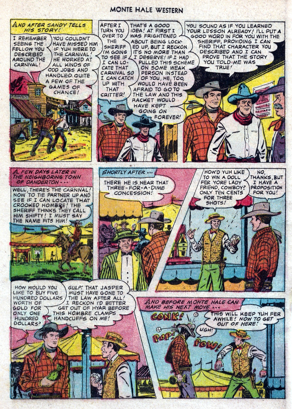 Read online Monte Hale Western comic -  Issue #82 - 12