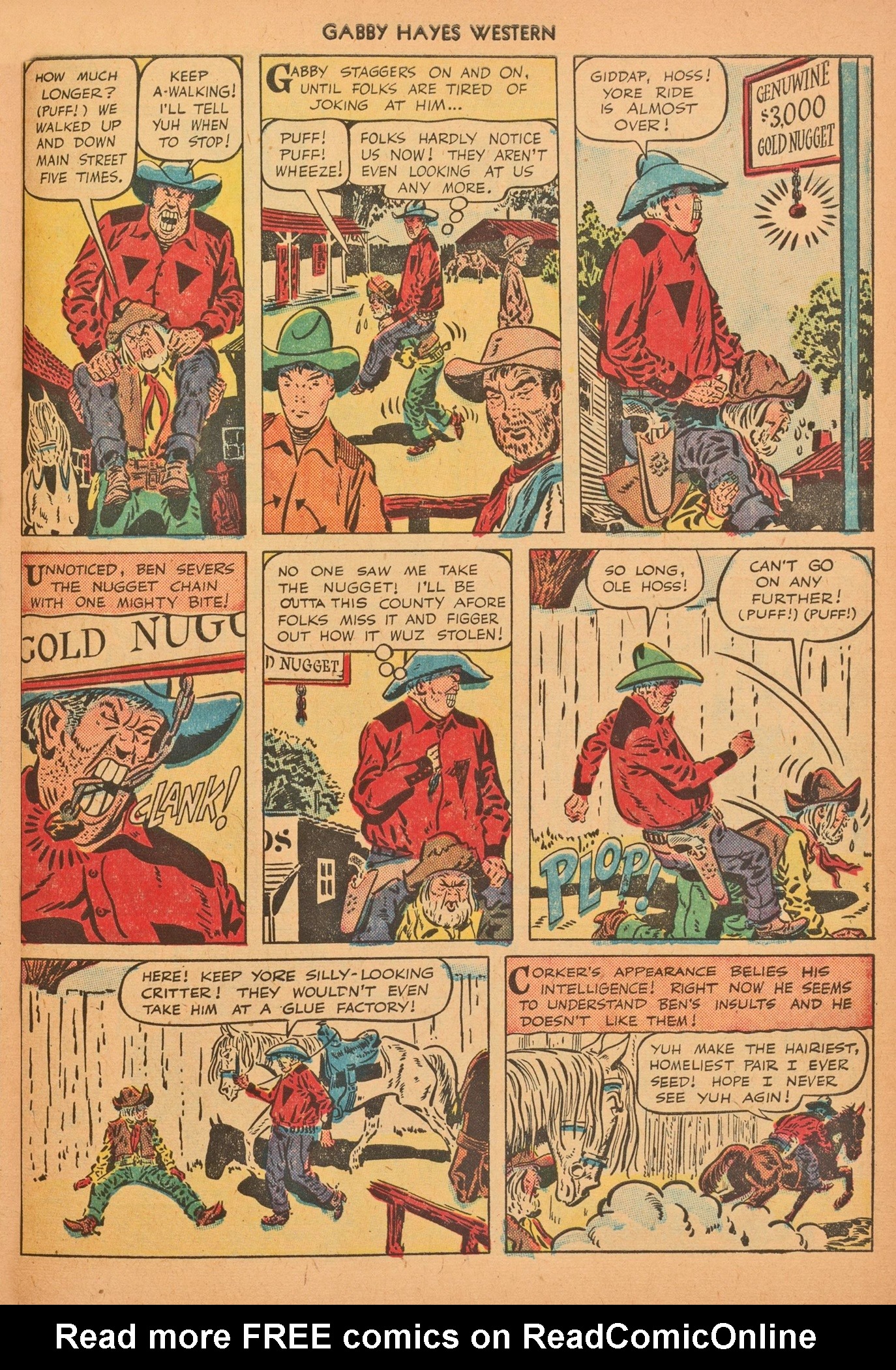 Read online Gabby Hayes Western comic -  Issue #12 - 31