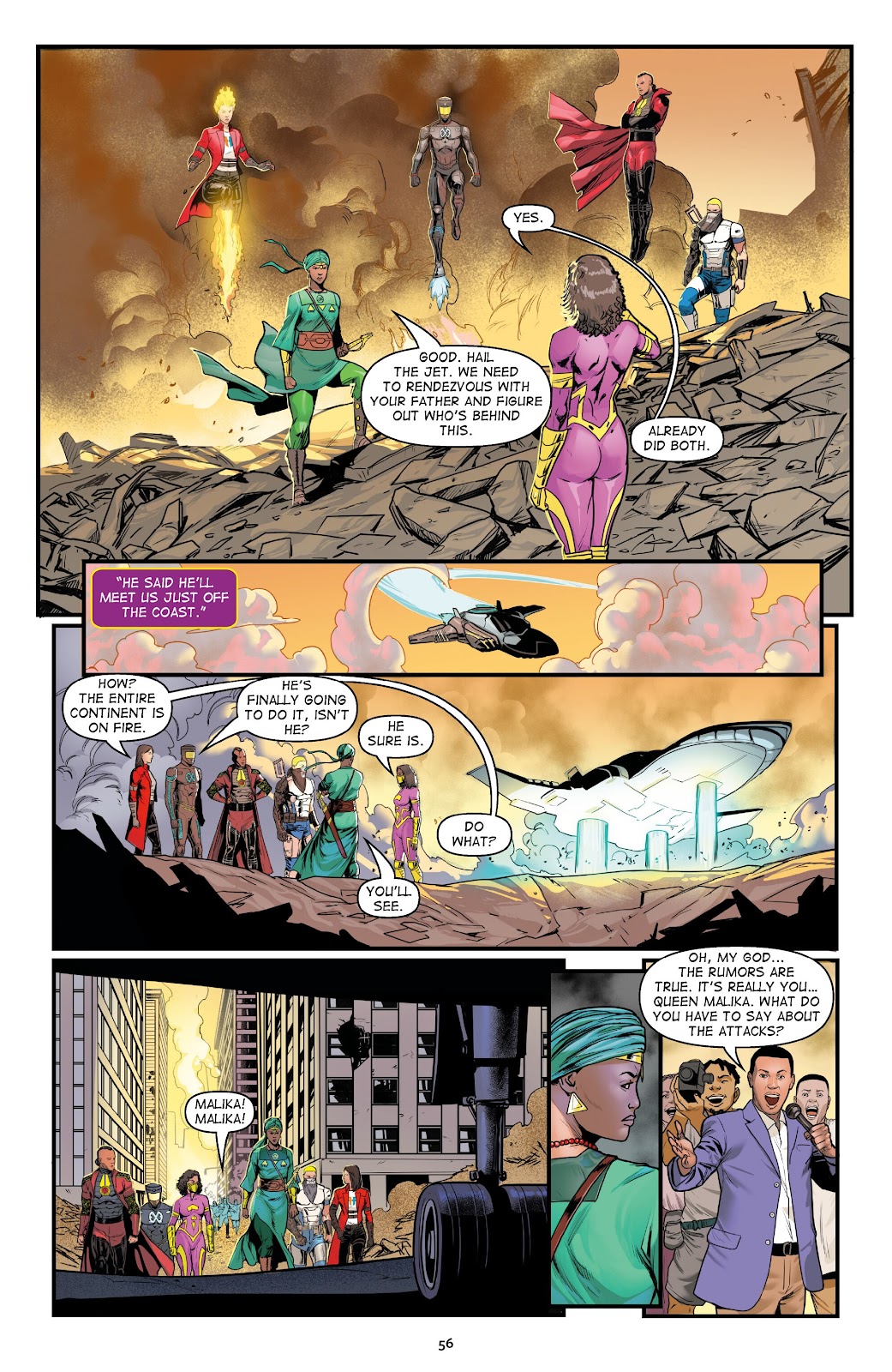 The Oloris: Heroes Will Unite issue TPB (Part 1) - Page 56