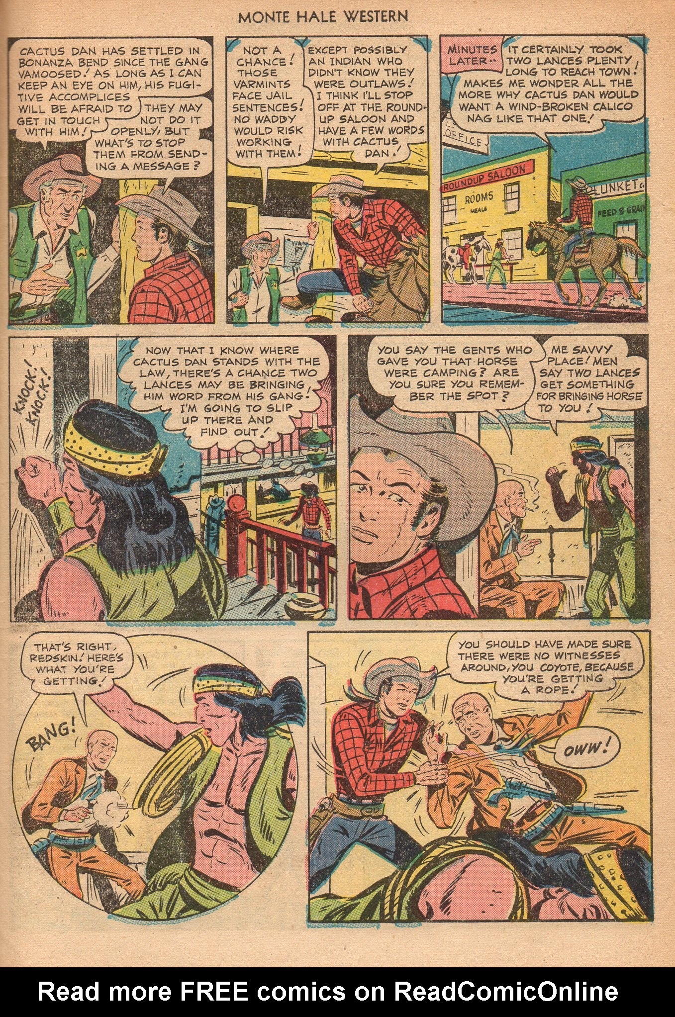 Read online Monte Hale Western comic -  Issue #51 - 43
