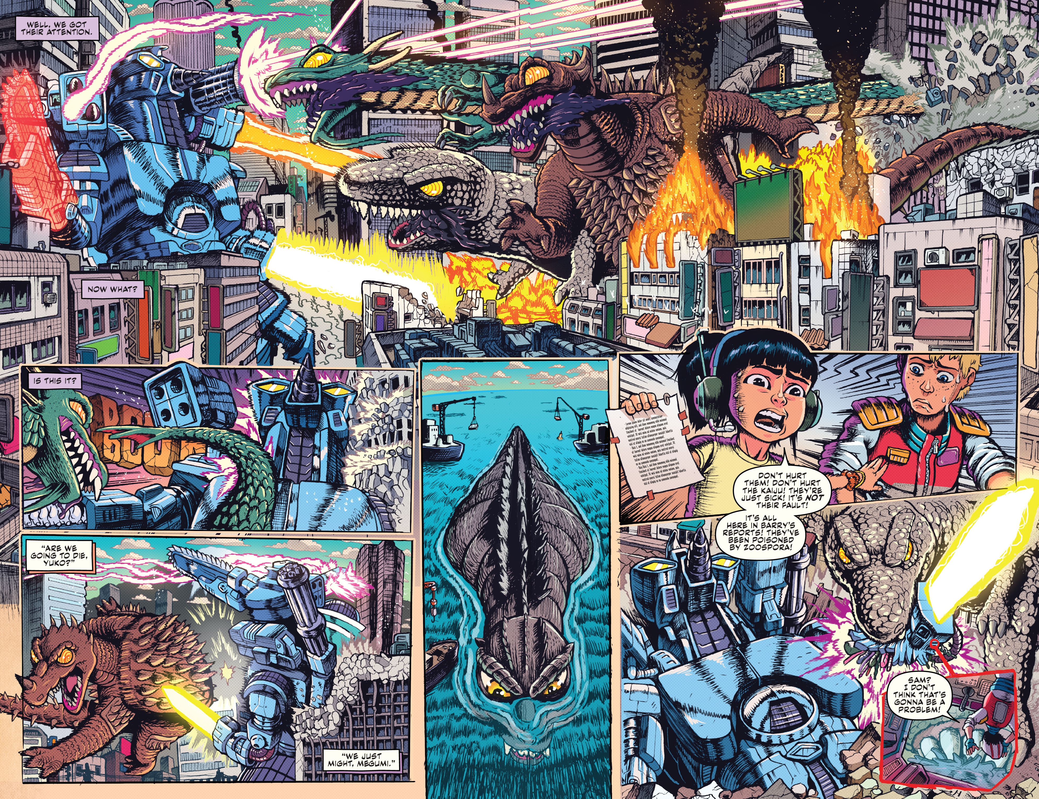 Read online Godzilla: War for Humanity comic -  Issue #3 - 17
