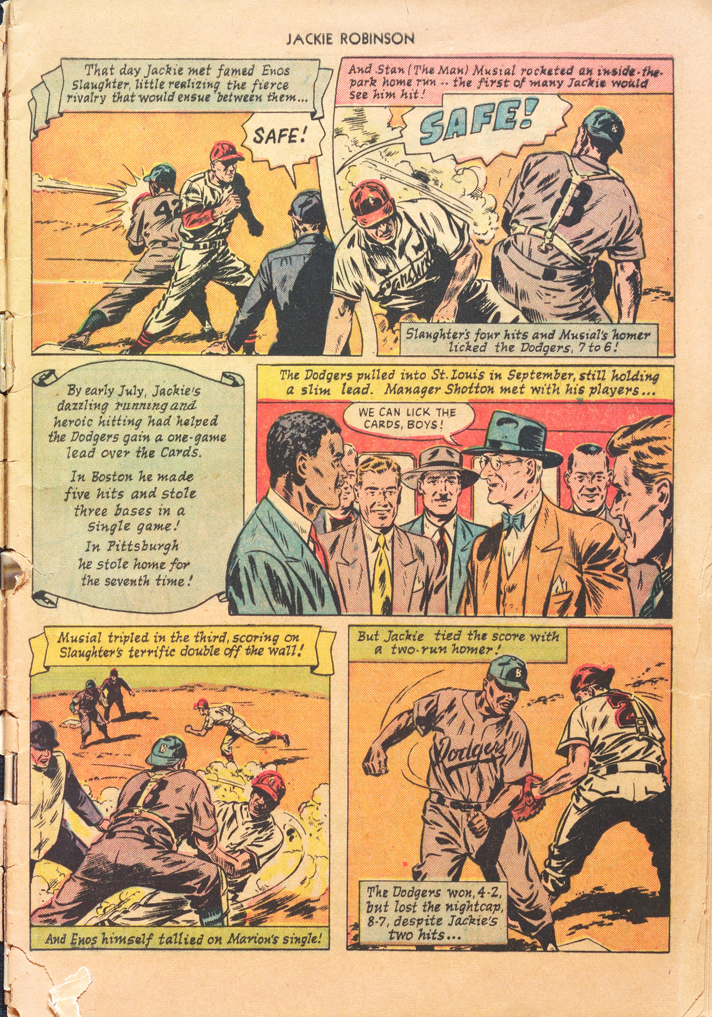 Read online Jackie Robinson comic -  Issue #4 - 5