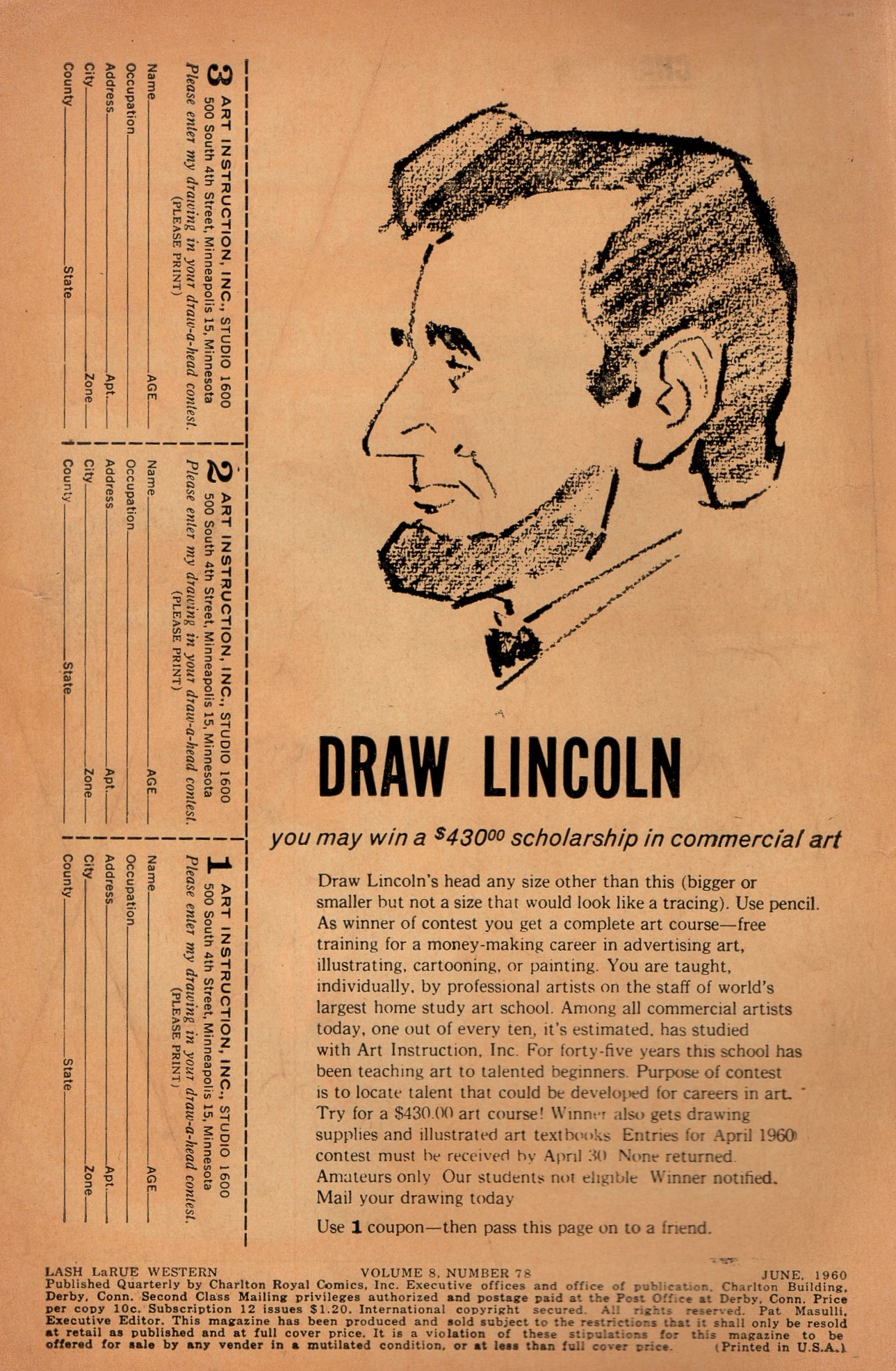 Read online Lash Larue Western (1949) comic -  Issue #78 - 2