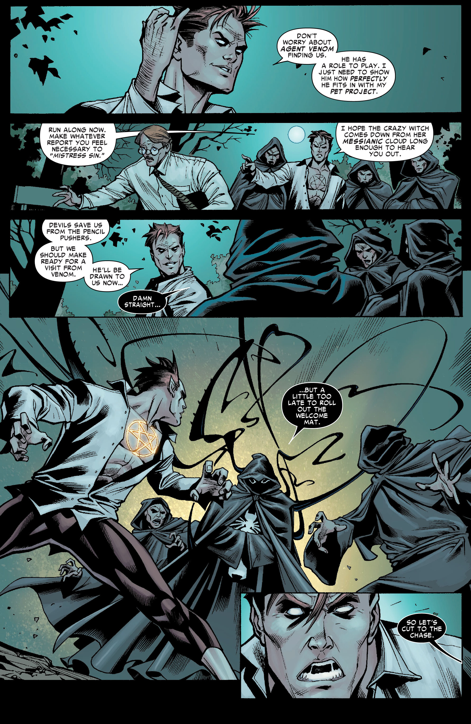 Read online Venom Modern Era Epic Collection comic -  Issue # The Savage Six (Part 2) - 65