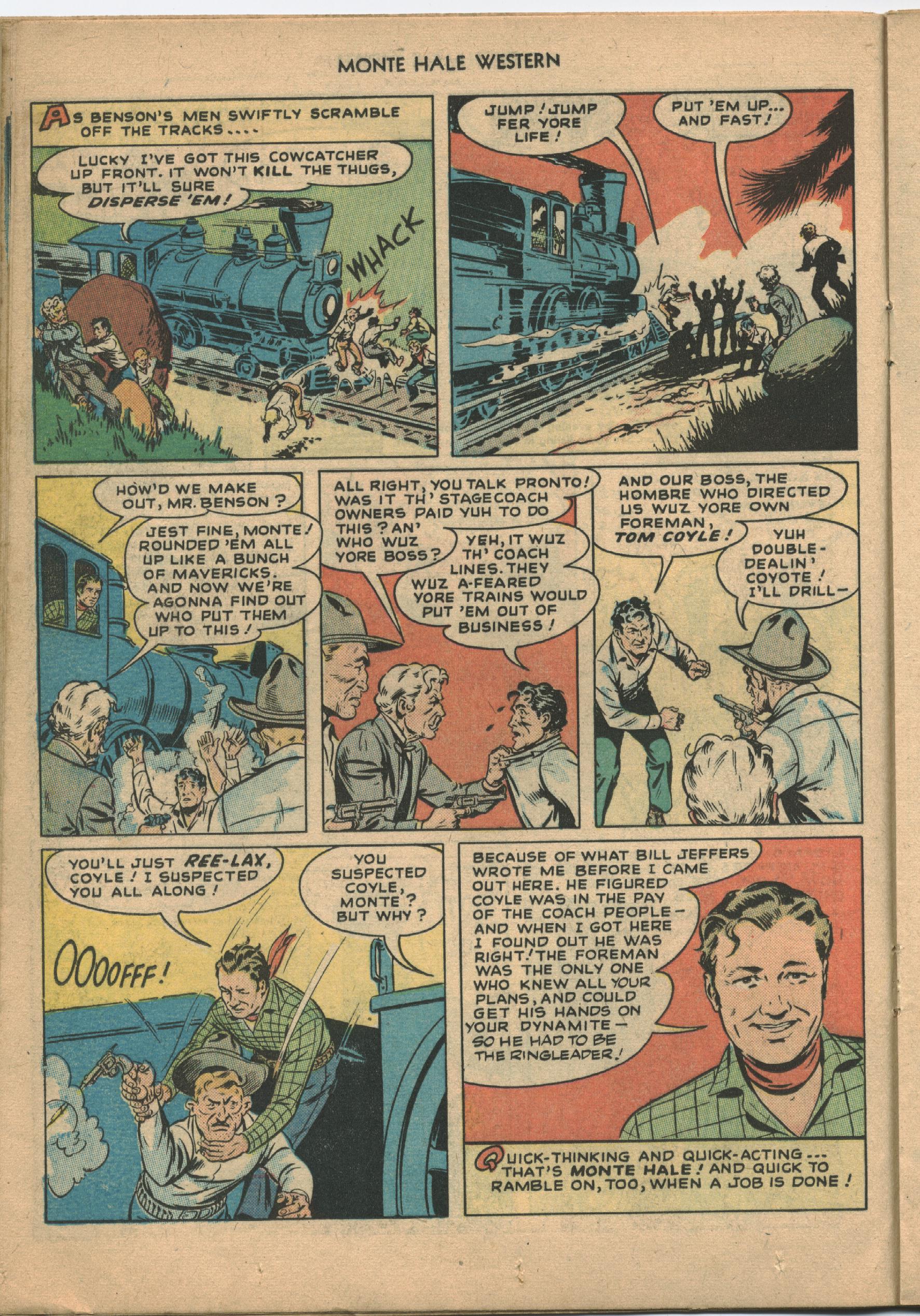 Read online Monte Hale Western comic -  Issue #29 - 24