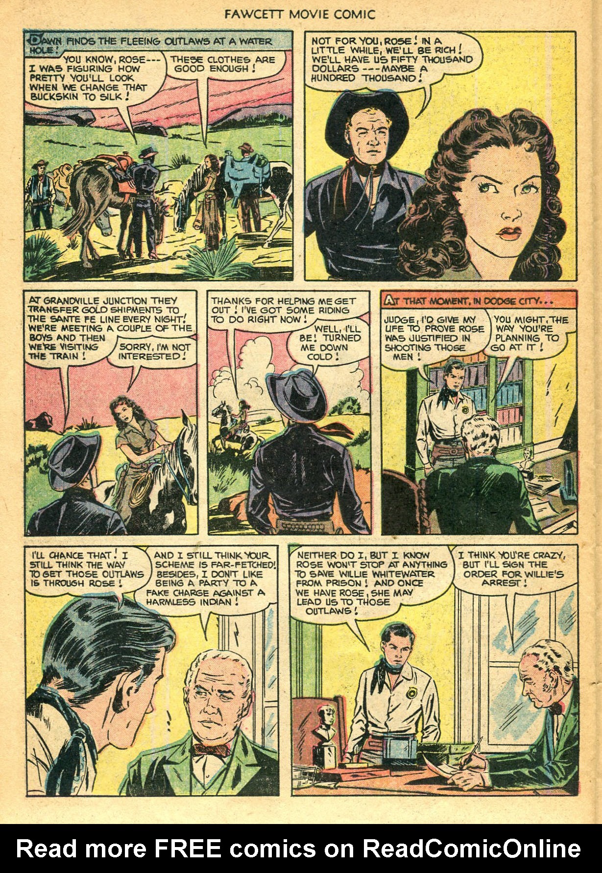 Read online Fawcett Movie Comic comic -  Issue #17 - 22