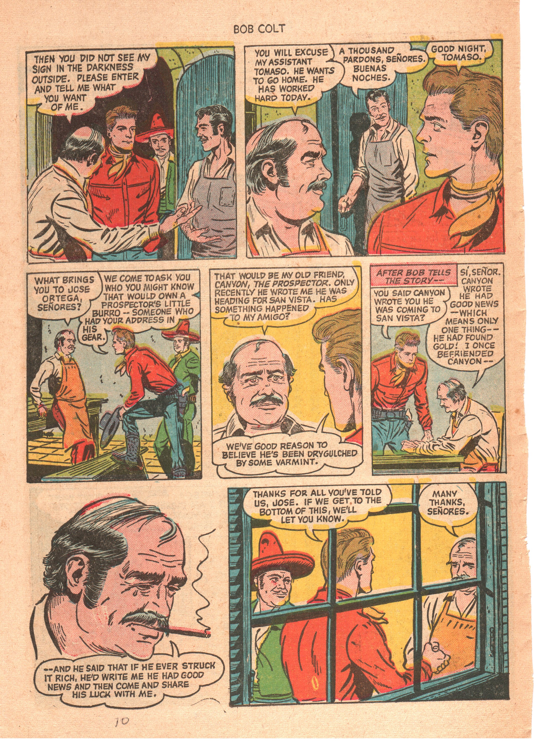 Read online Bob Colt Western comic -  Issue #4 - 10