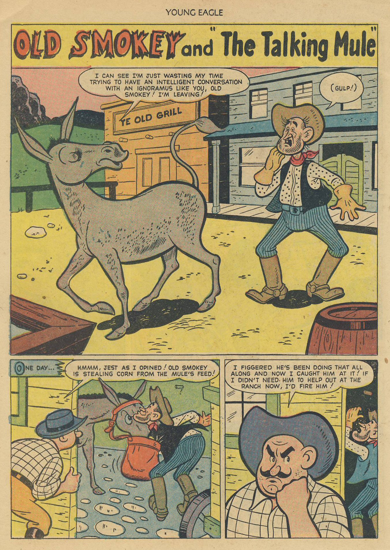 Read online Young Eagle comic -  Issue #1 - 14