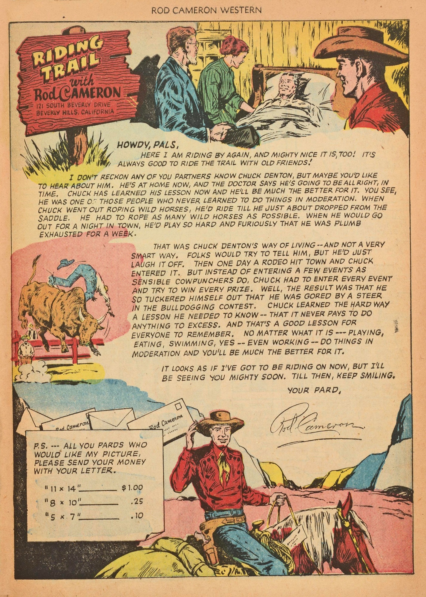 Read online Rod Cameron Western comic -  Issue #8 - 29