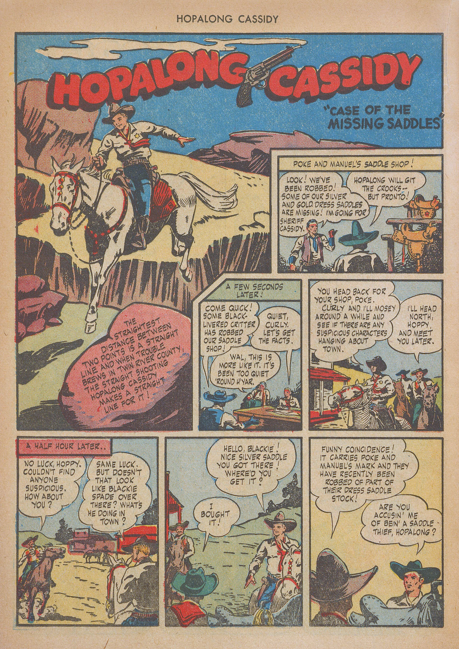 Read online Hopalong Cassidy comic -  Issue #2 - 36
