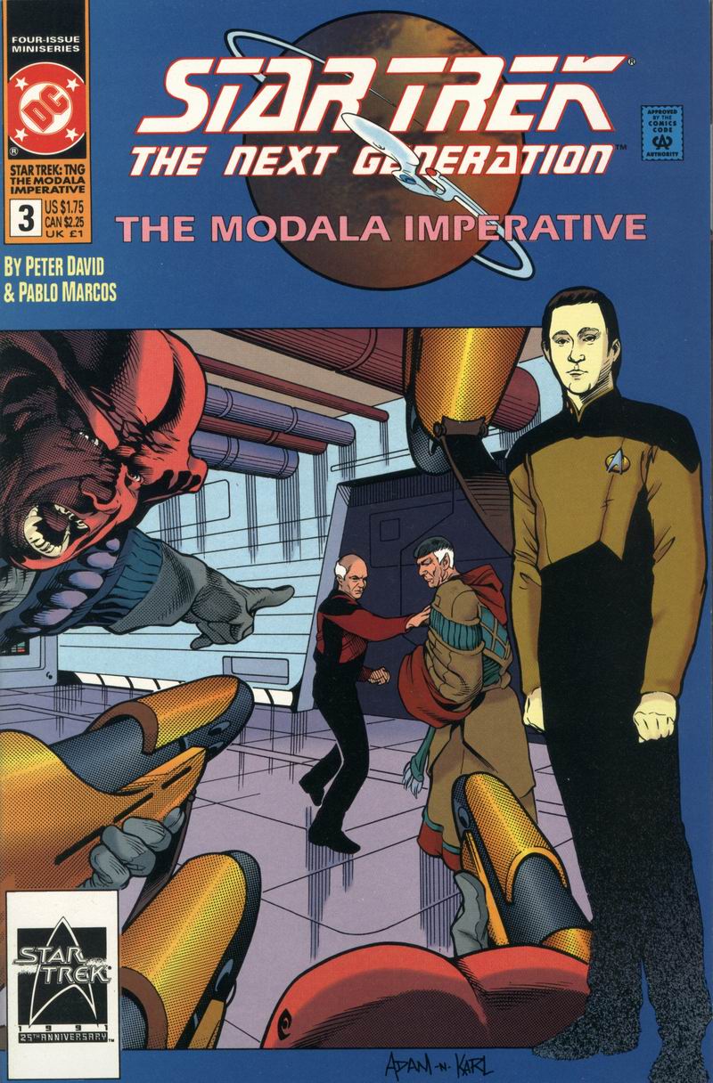 Read online Star Trek: The Next Generation - The Modala Imperative comic -  Issue #3 - 1