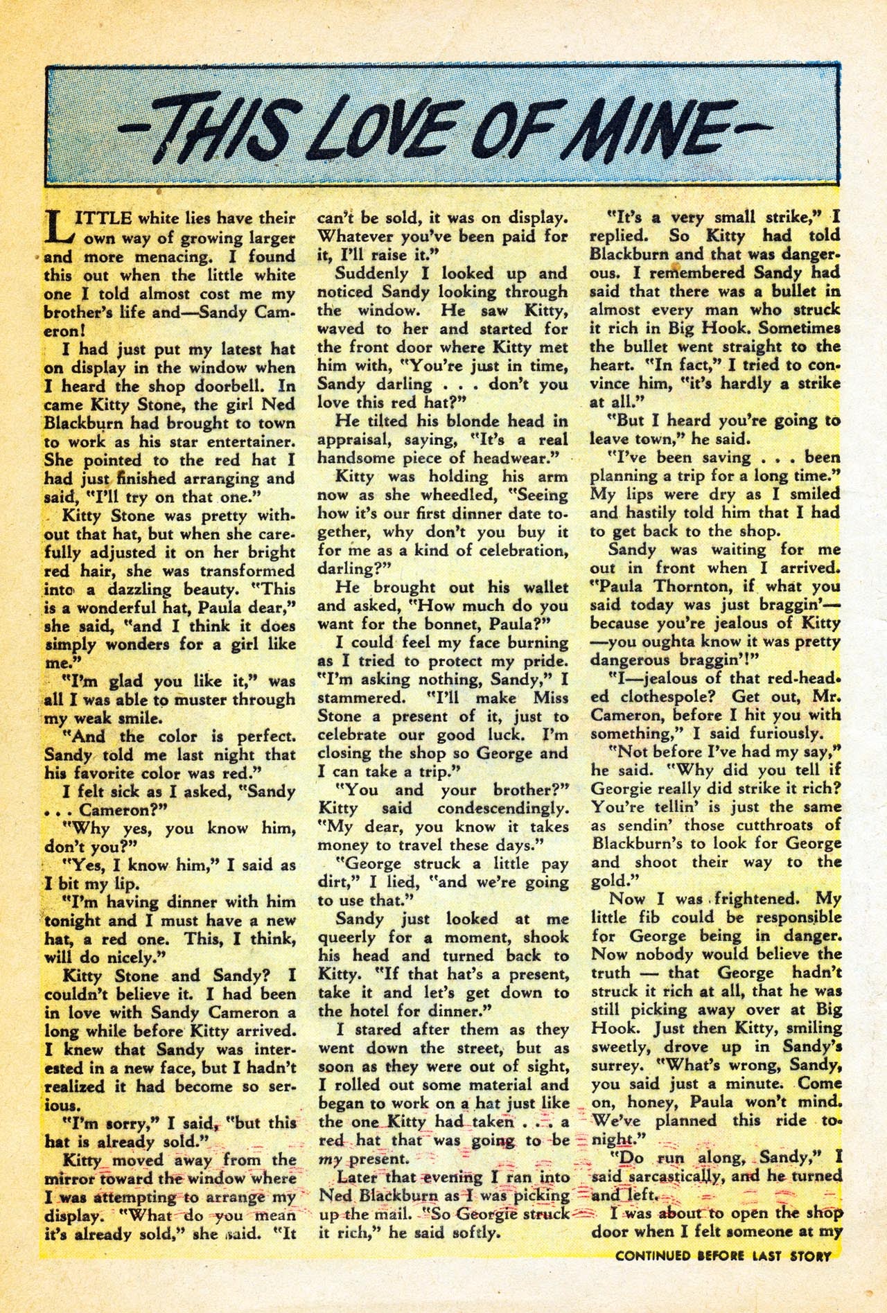 Read online Secret Story Romances comic -  Issue #5 - 8