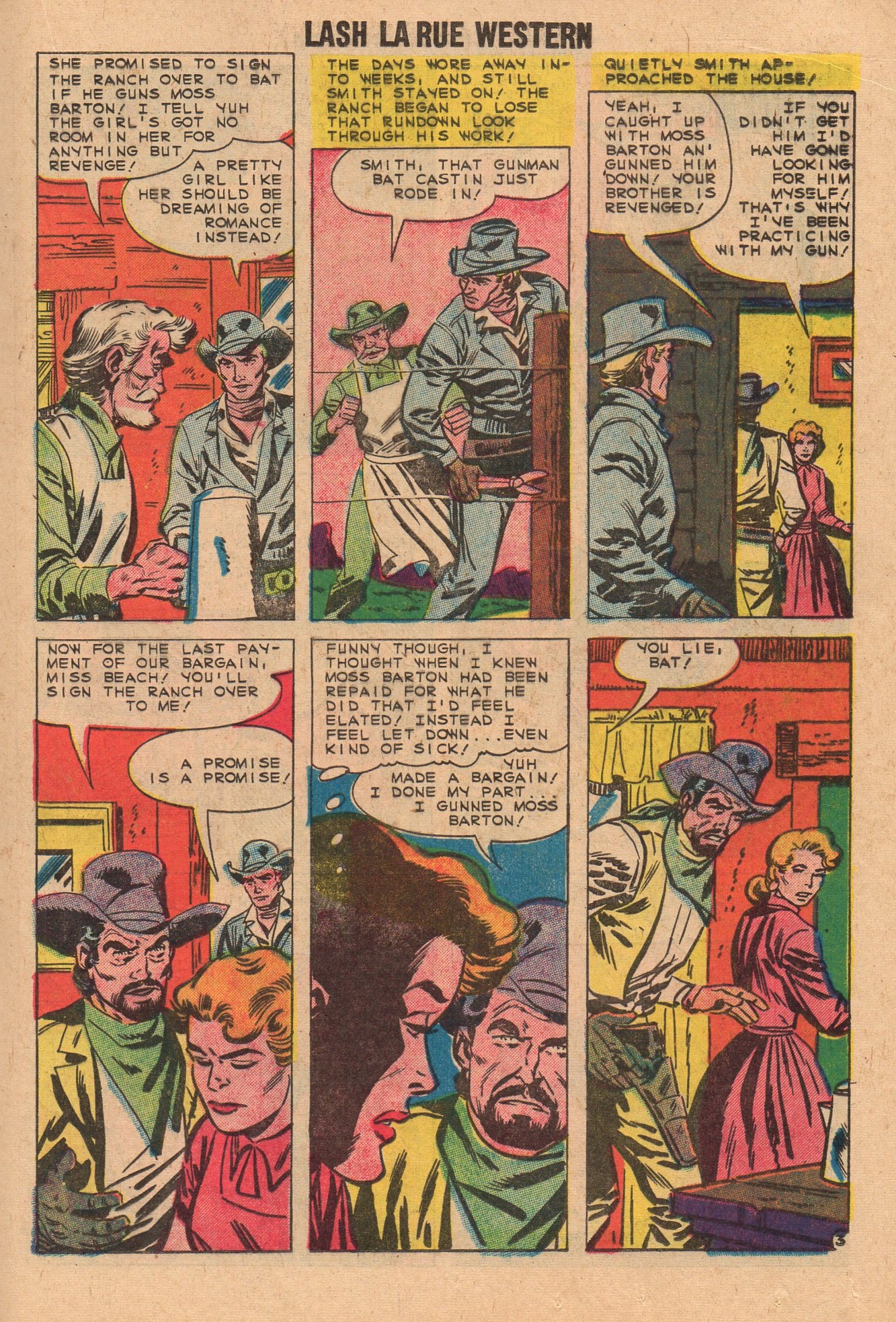 Read online Lash Larue Western (1949) comic -  Issue #74 - 17