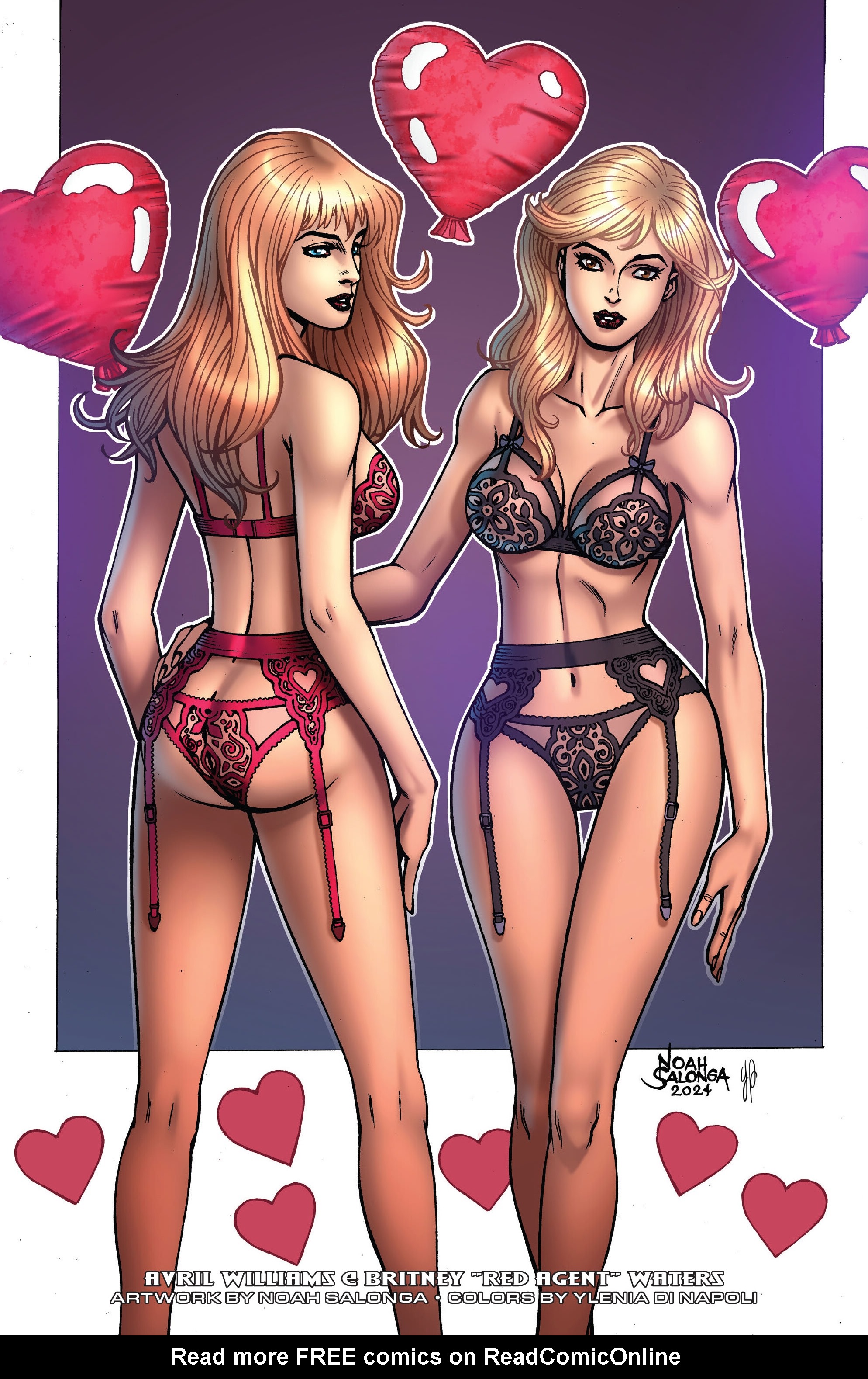 Read online Grimm Fairy Tales 2024 Valentine's Day Lingerie Pinup Special comic -  Issue # Full - 37