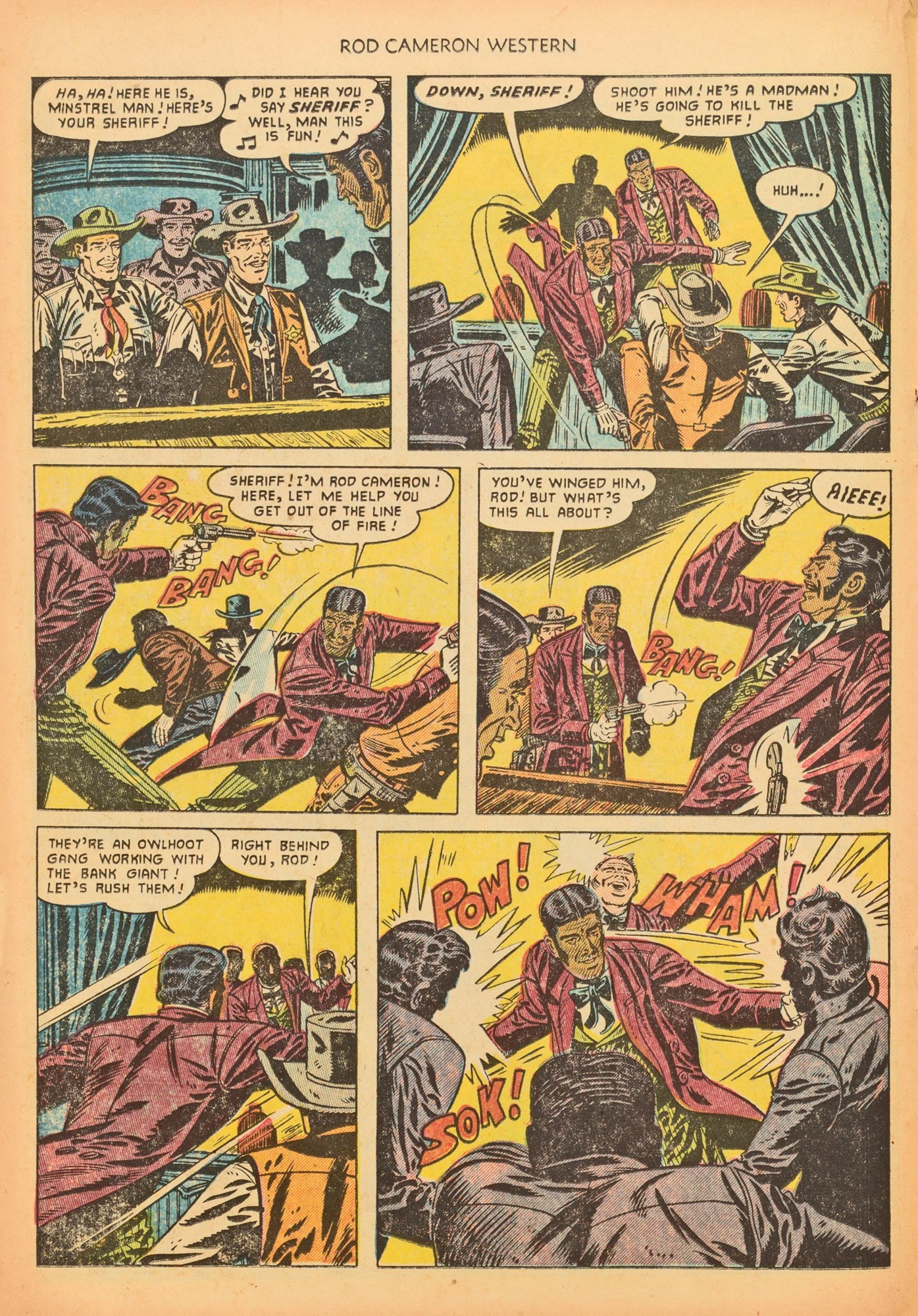 Read online Rod Cameron Western comic -  Issue #14 - 18