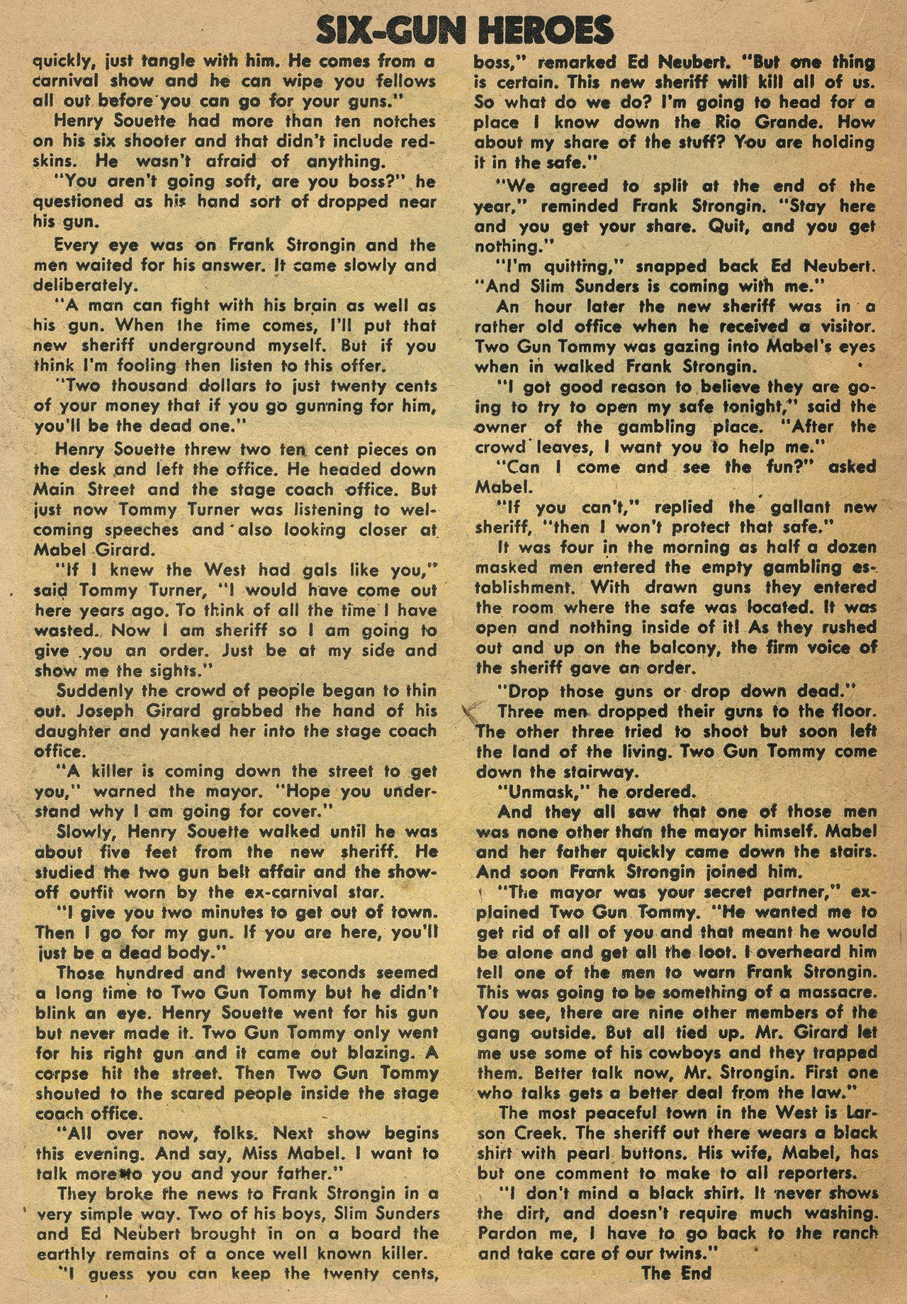 Read online Six-Gun Heroes comic -  Issue #29 - 16