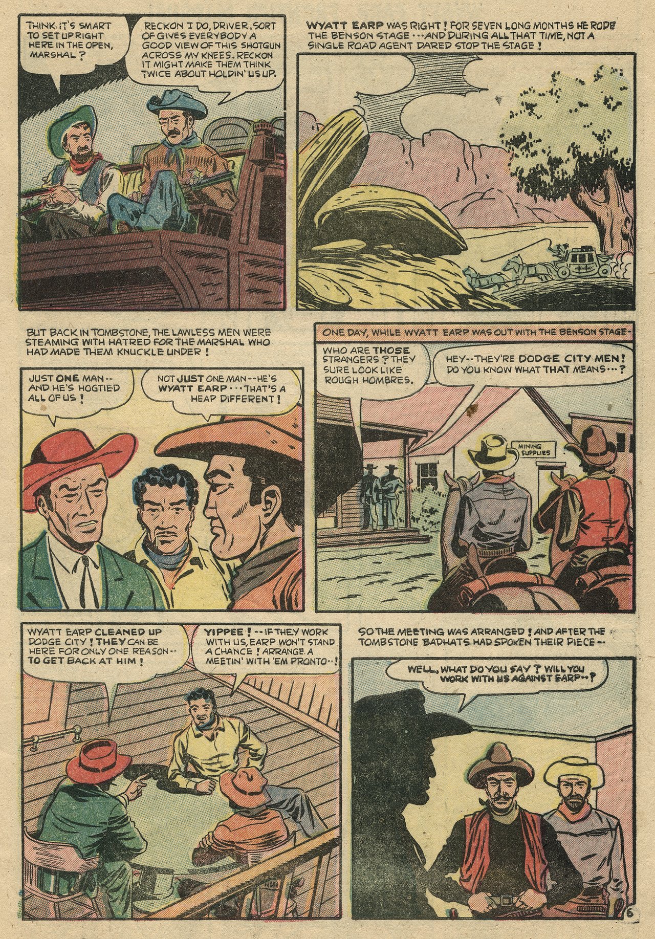 Read online Wyatt Earp Frontier Marshal comic -  Issue #13 - 9