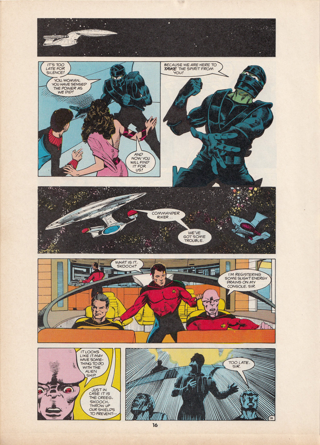 Read online Star Trek The Next Generation (1990) comic -  Issue #3 - 16