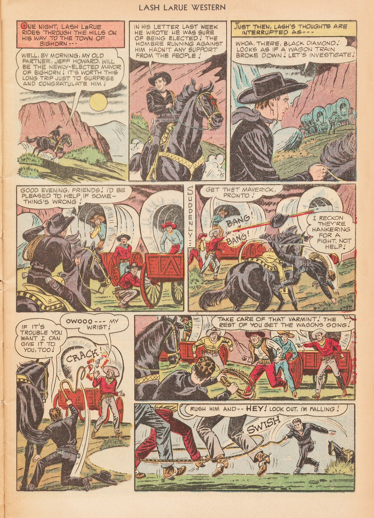 Read online Lash Larue Western (1949) comic -  Issue #12 - 5
