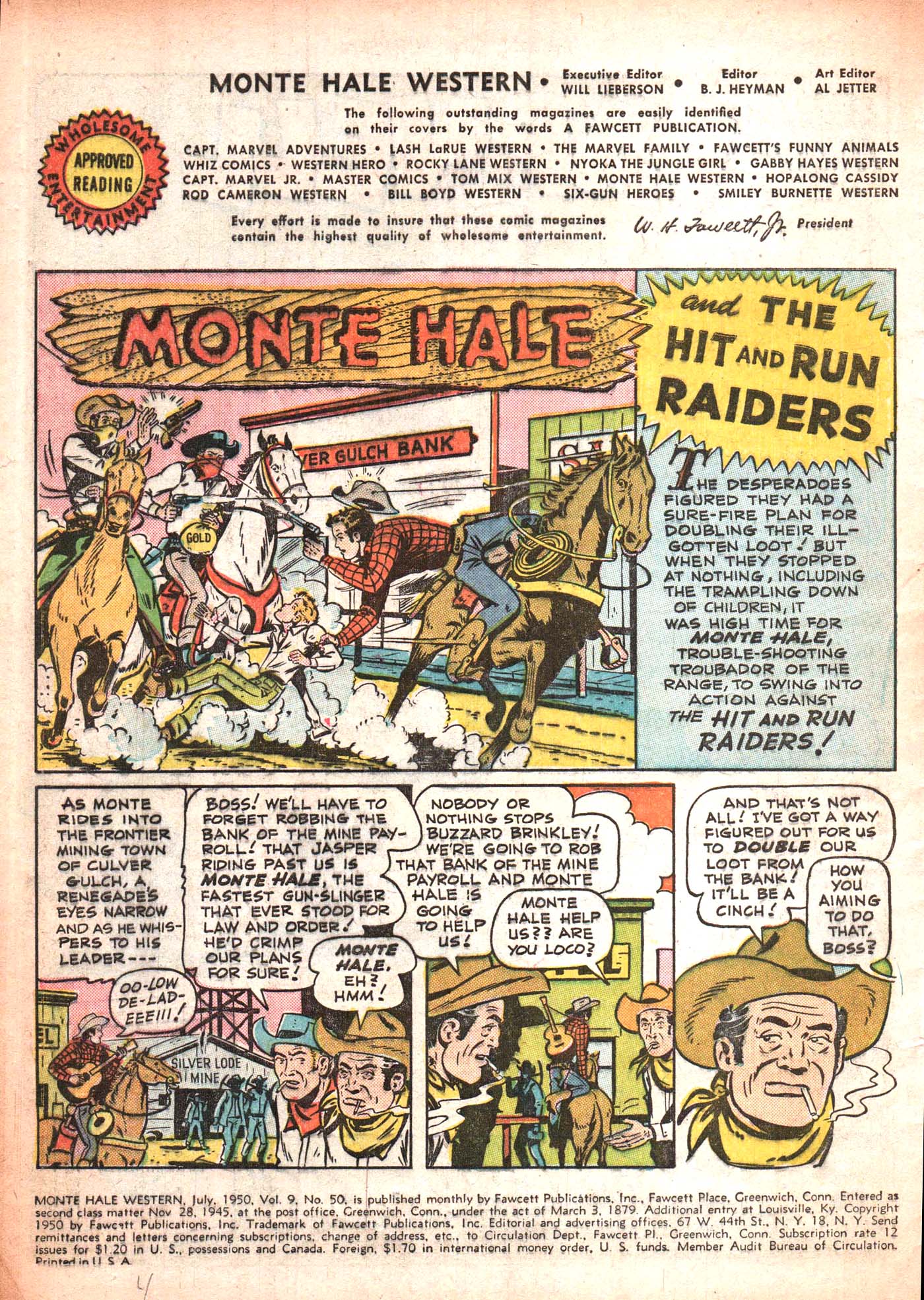 Read online Monte Hale Western comic -  Issue #50 - 4