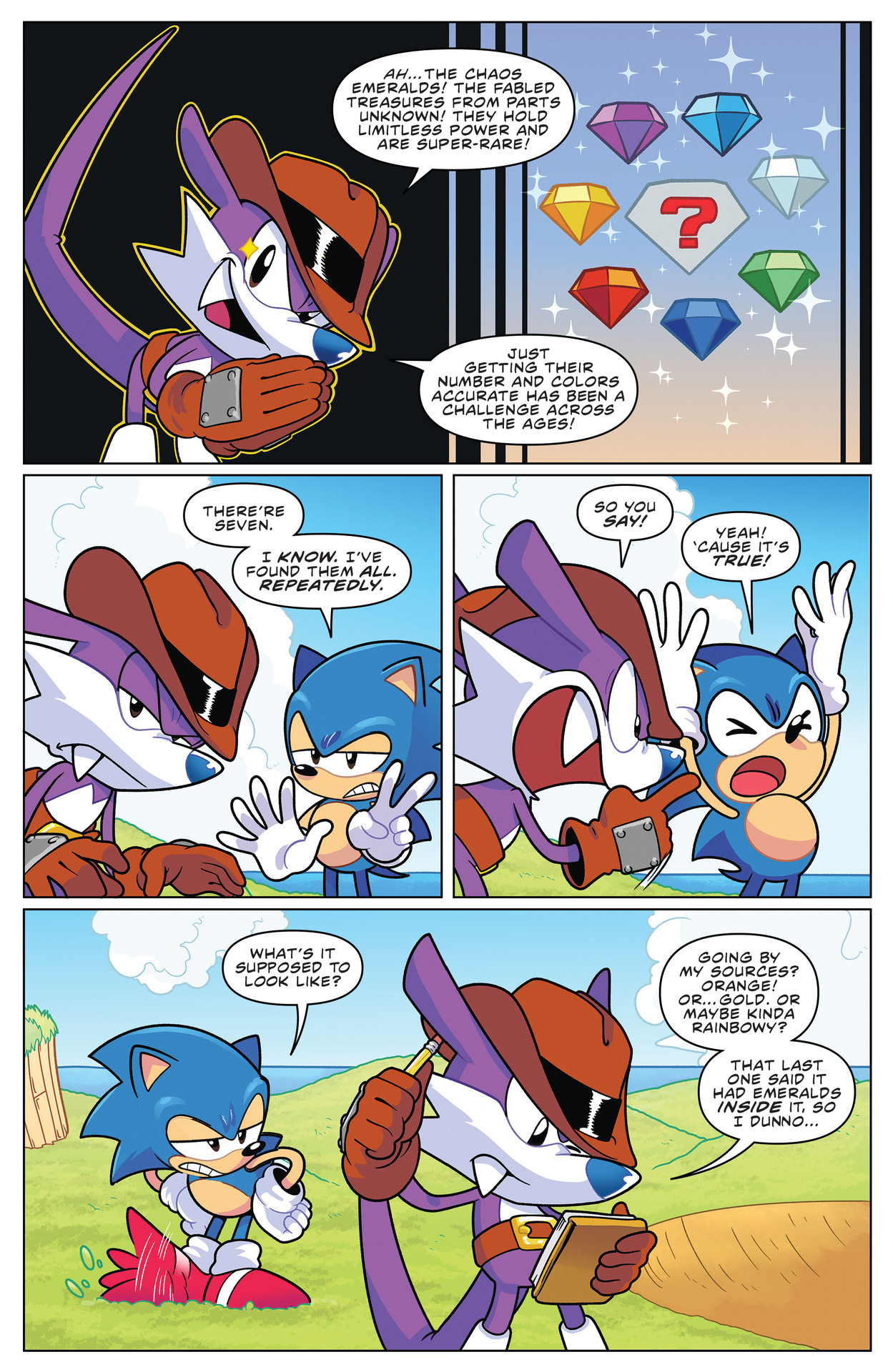 Read online Sonic the Hedgehog: Fang the Hunter comic -  Issue #1 - 9