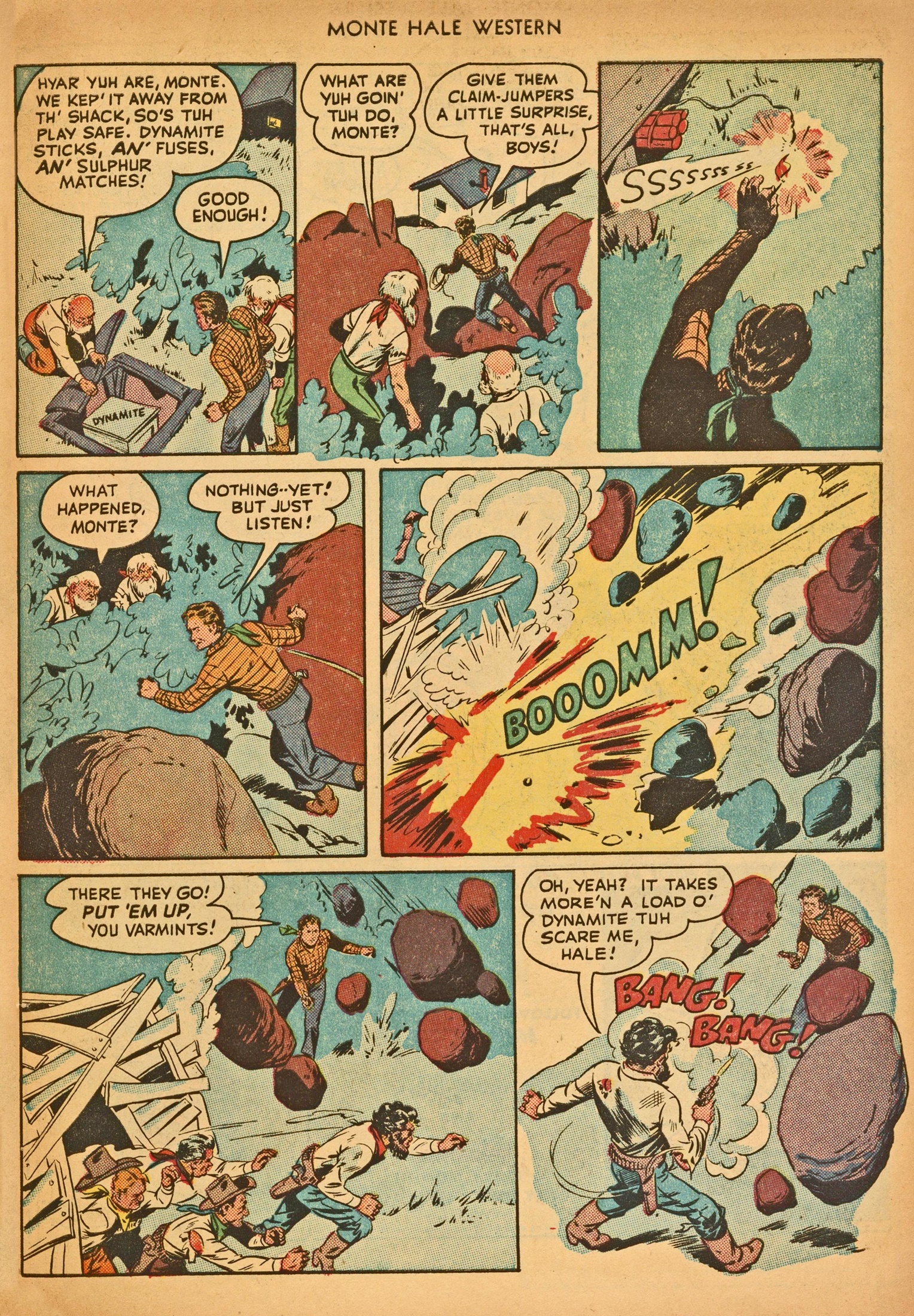 Read online Monte Hale Western comic -  Issue #30 - 31