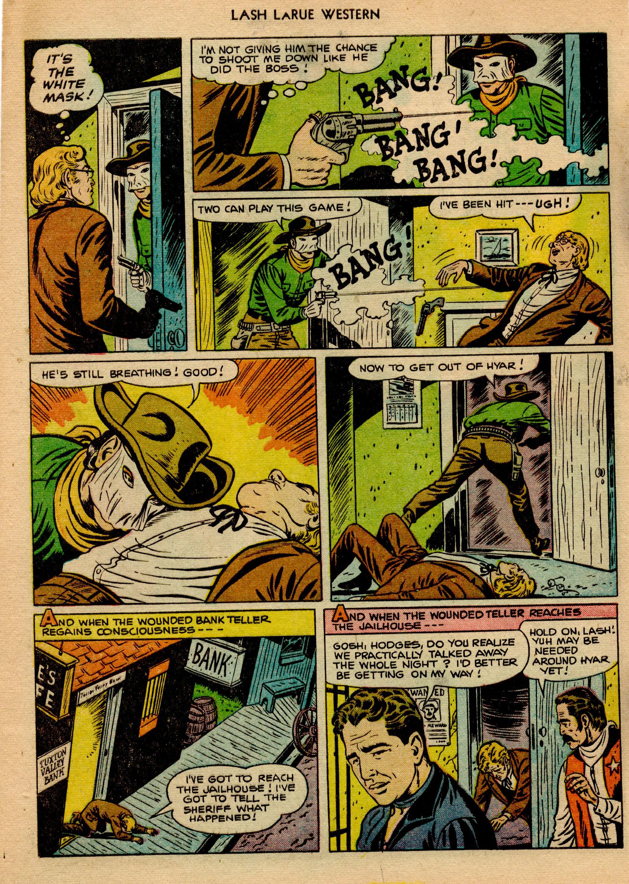 Read online Lash Larue Western (1949) comic -  Issue #23 - 7