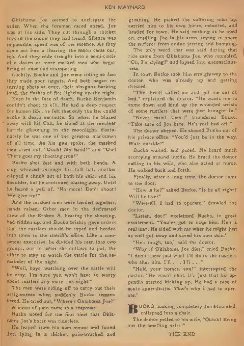 Read online Ken Maynard Western comic -  Issue #4 - 21