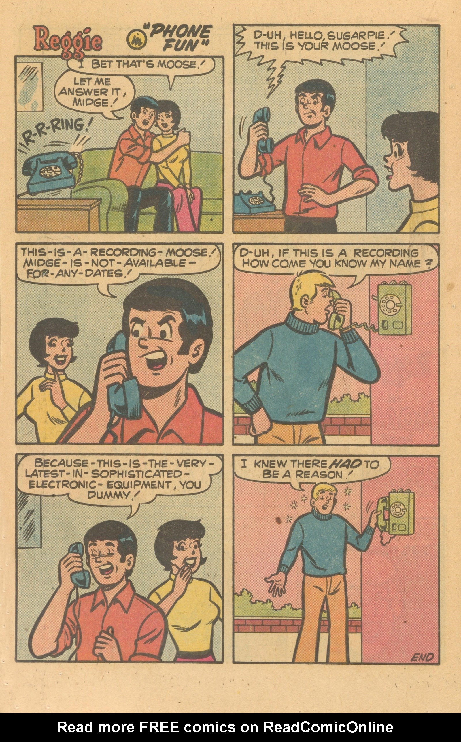 Read online Reggie's Wise Guy Jokes comic -  Issue #44 - 18