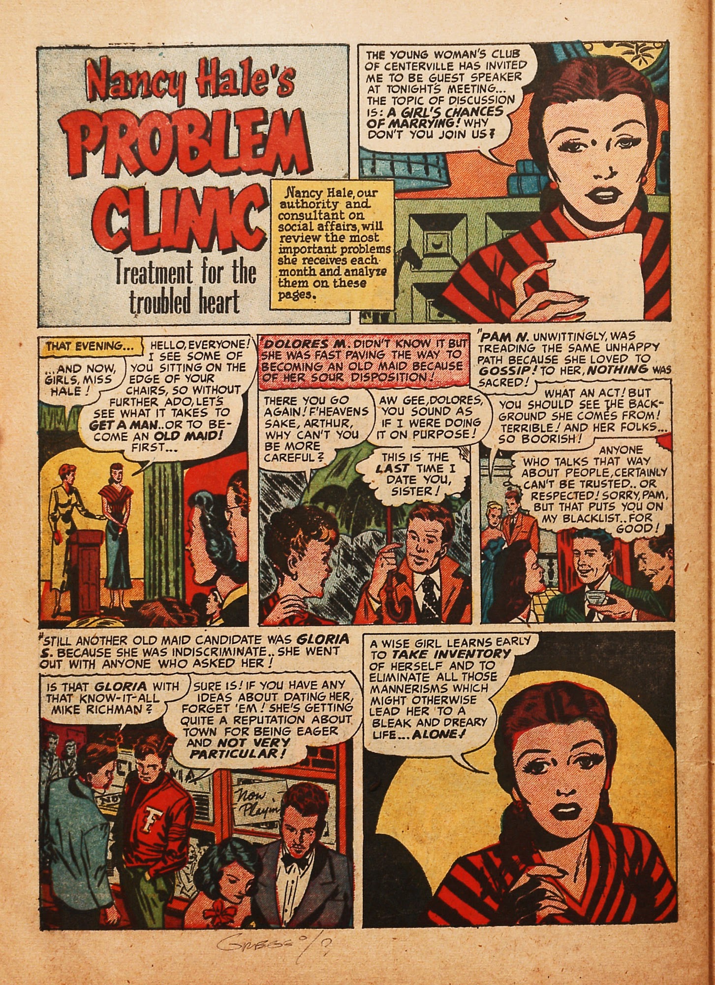 Read online Young Love (1949) comic -  Issue #7 - 38