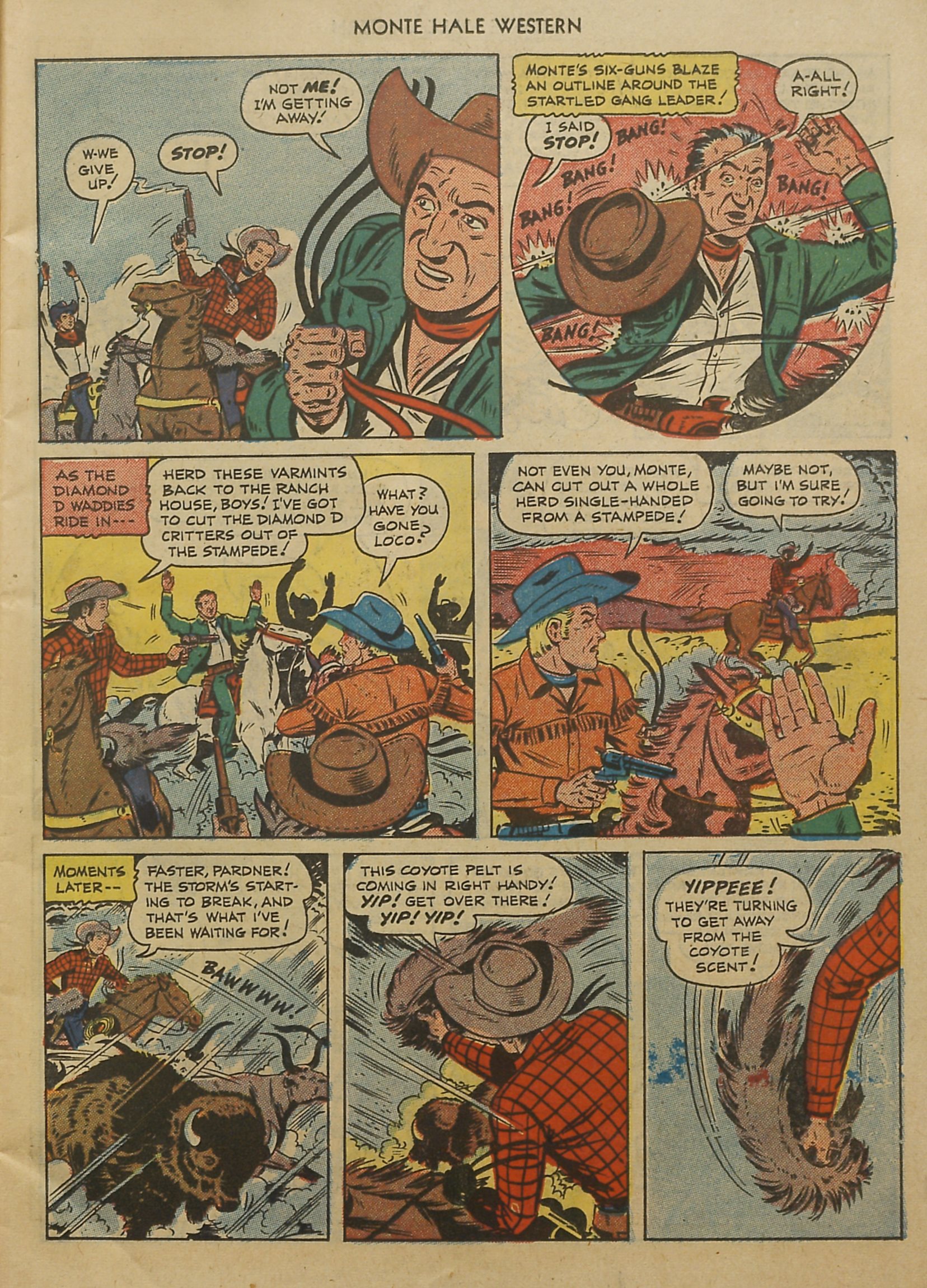 Read online Monte Hale Western comic -  Issue #52 - 11