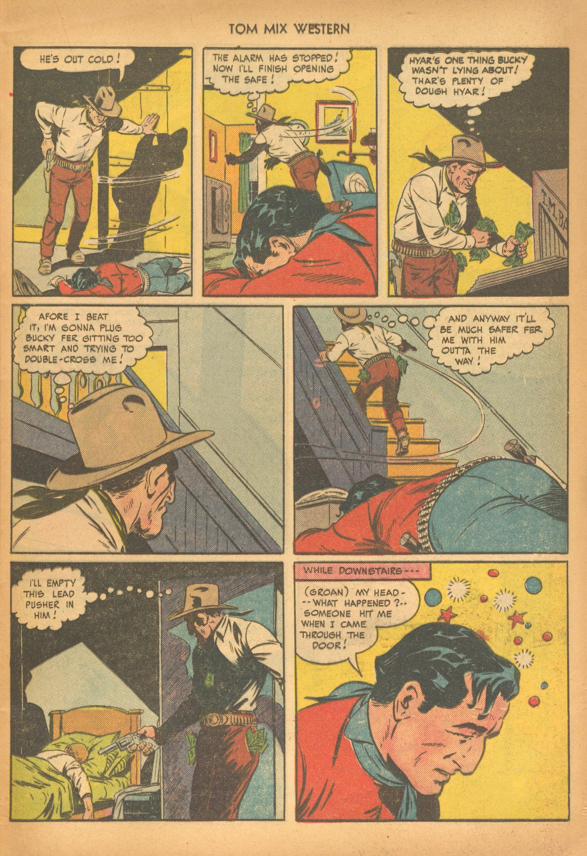 Read online Tom Mix Western (1948) comic -  Issue #20 - 37
