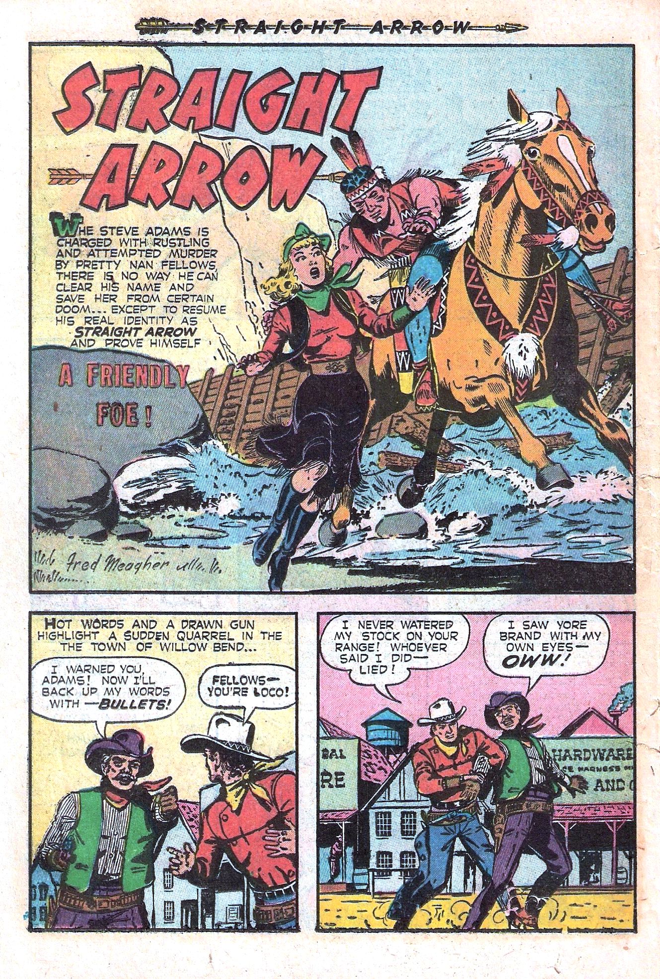 Read online Straight Arrow comic -  Issue #21 - 26