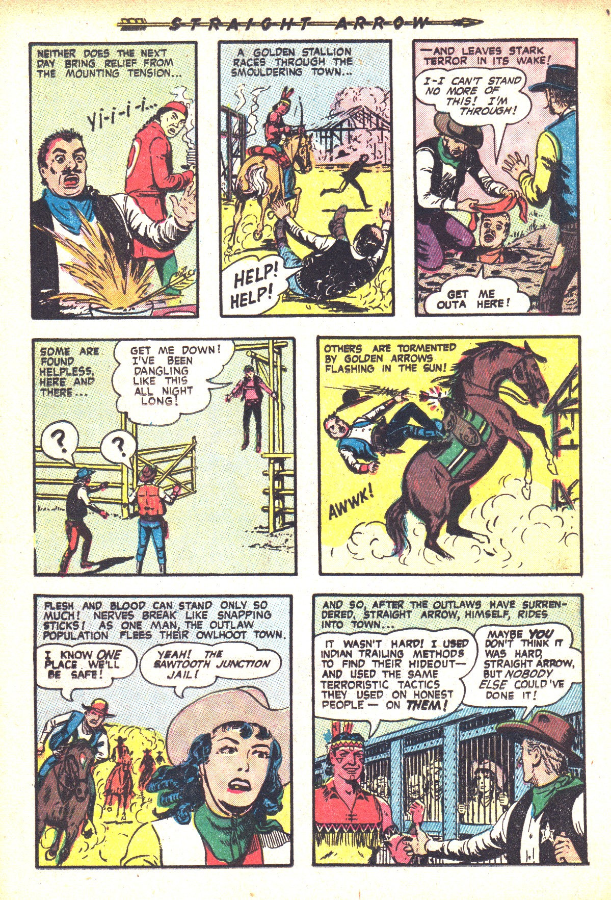 Read online Straight Arrow comic -  Issue #36 - 18