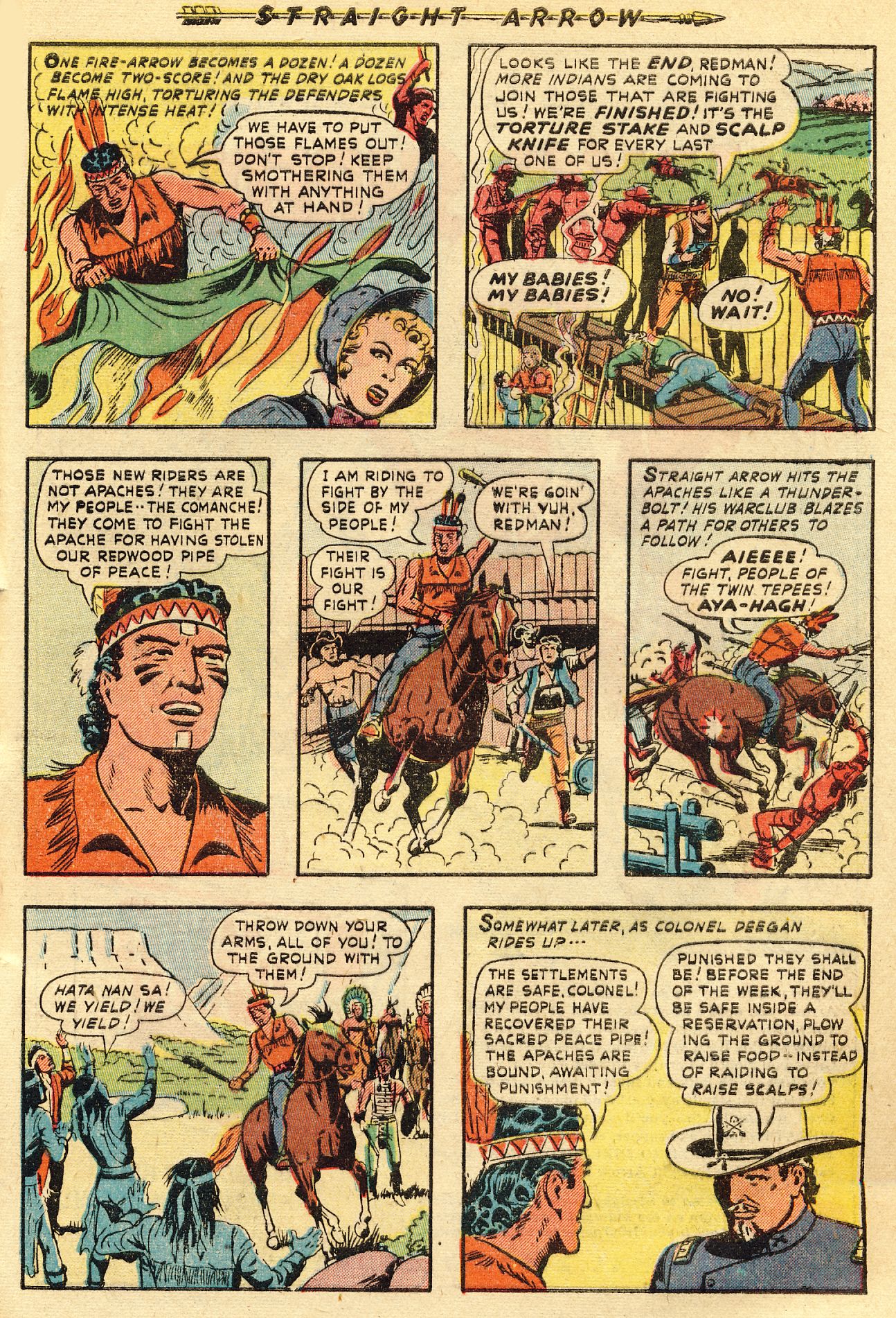 Read online Straight Arrow comic -  Issue #12 - 33