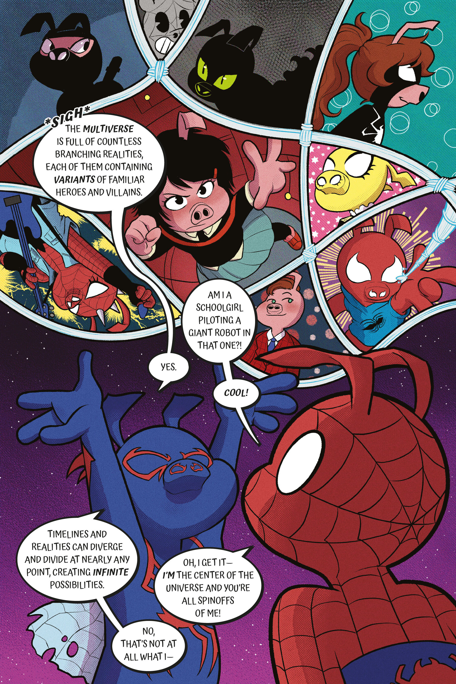 Read online Spider-Ham: A Pig in Time comic -  Issue # TPB - 23