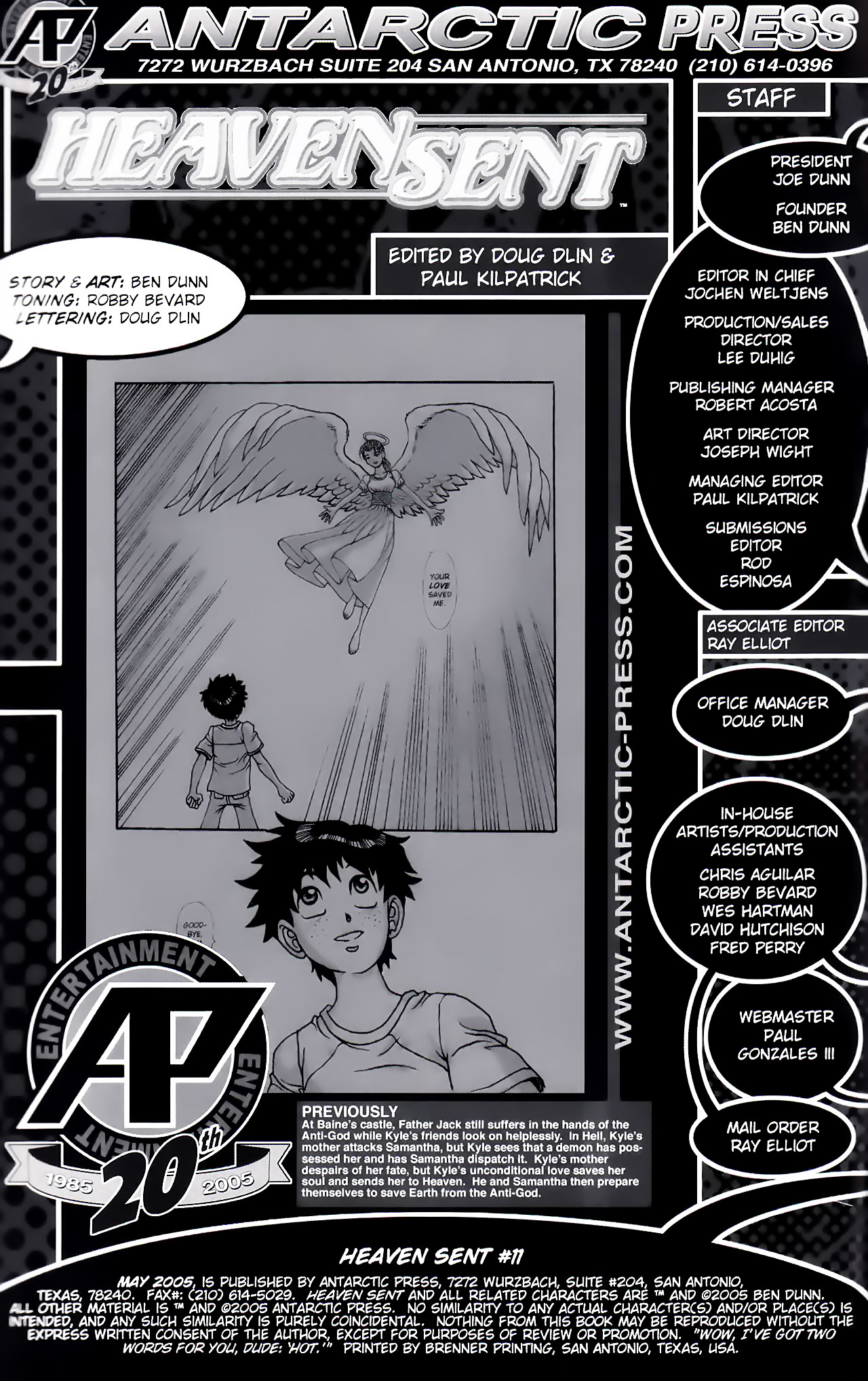 Read online Heaven Sent comic -  Issue #11 - 2