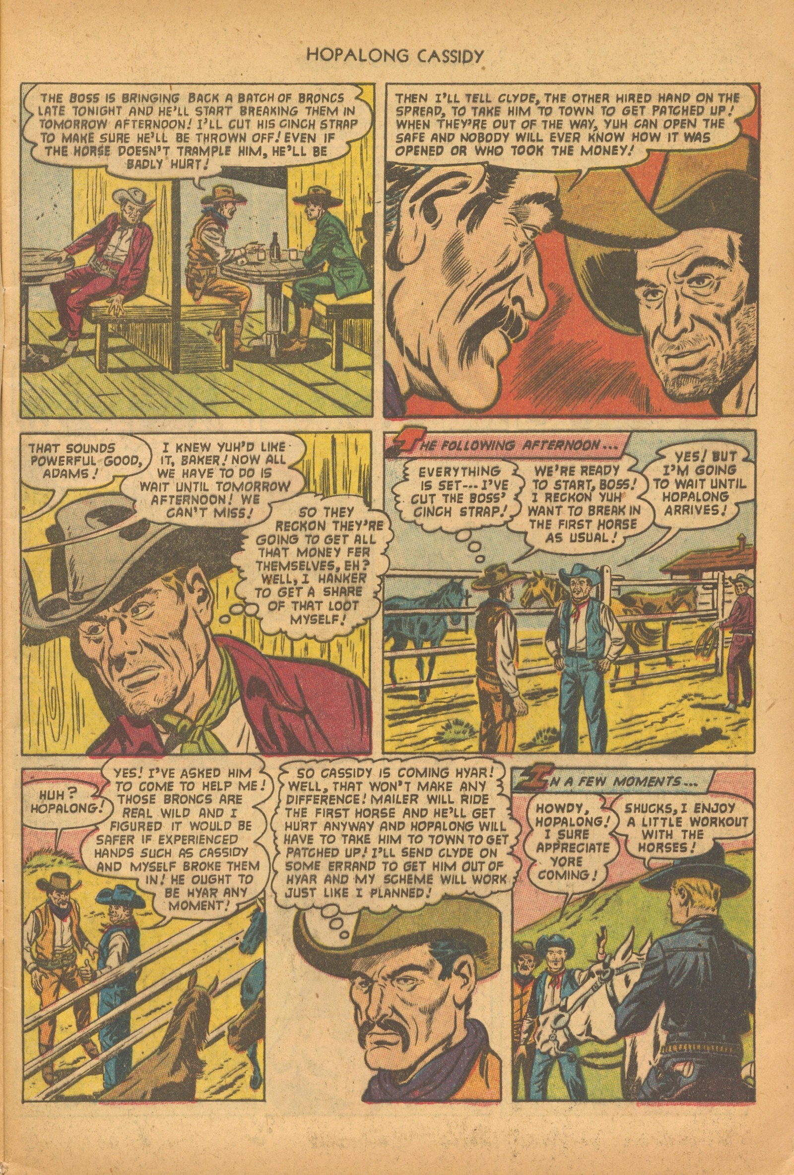 Read online Hopalong Cassidy comic -  Issue #78 - 5
