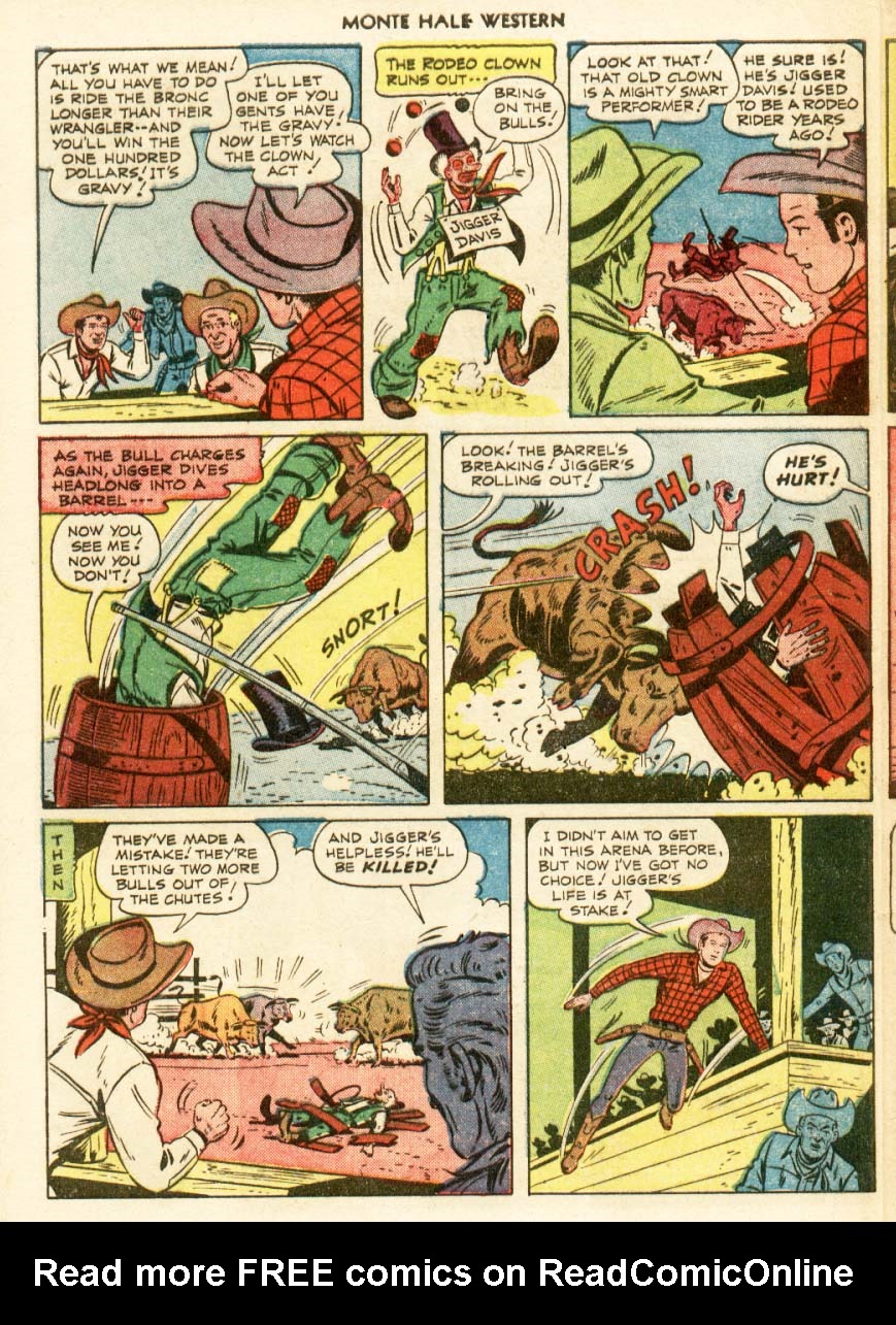 Read online Monte Hale Western comic -  Issue #58 - 43