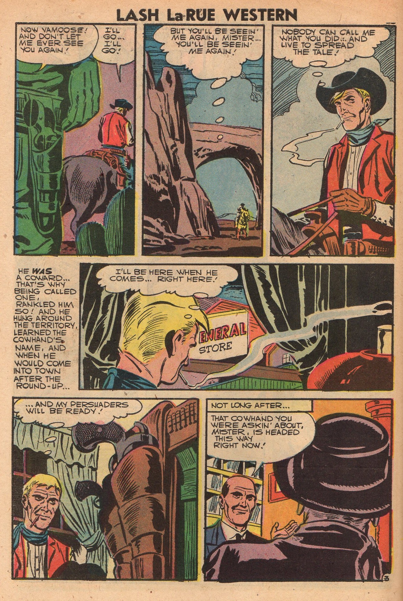 Read online Lash Larue Western (1949) comic -  Issue #64 - 30