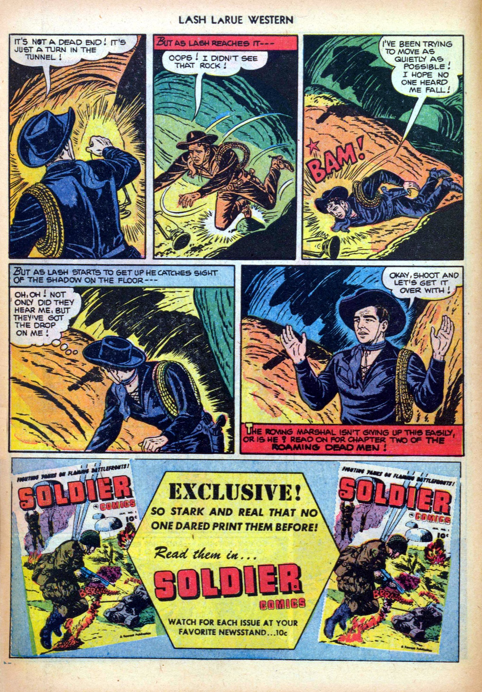 Read online Lash Larue Western (1949) comic -  Issue #28 - 10