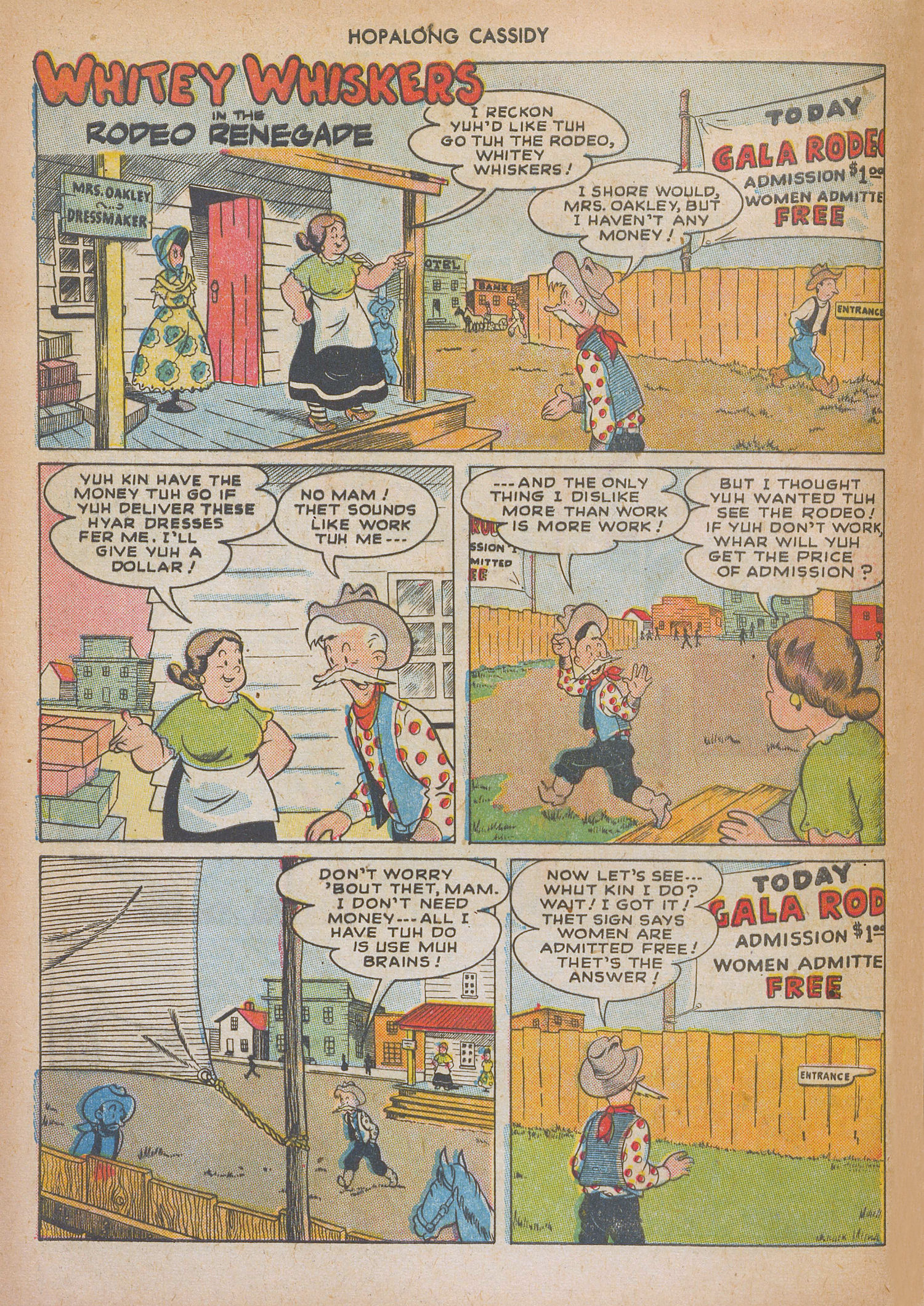 Read online Hopalong Cassidy comic -  Issue #28 - 22