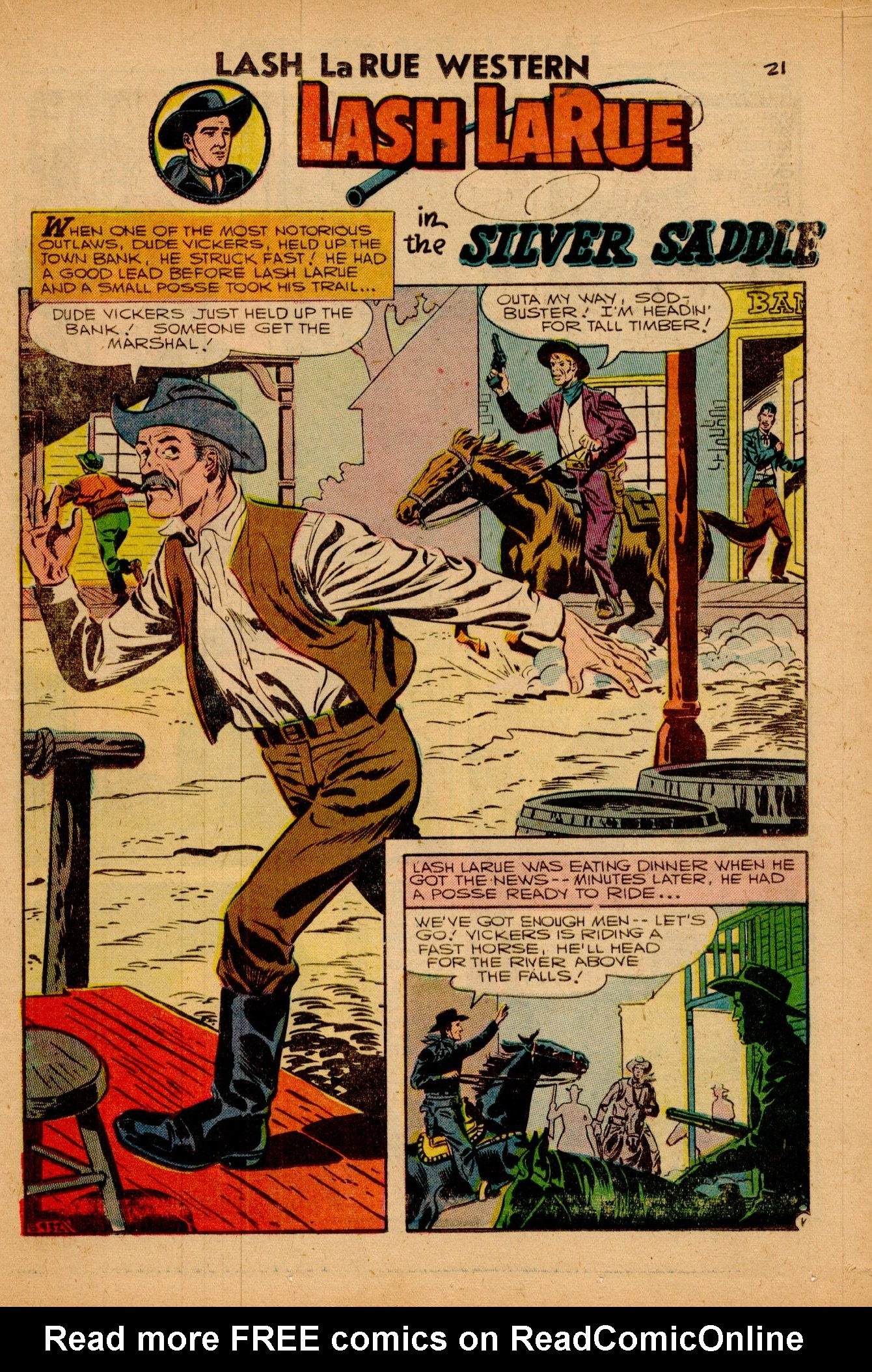 Read online Lash Larue Western (1949) comic -  Issue #63 - 23