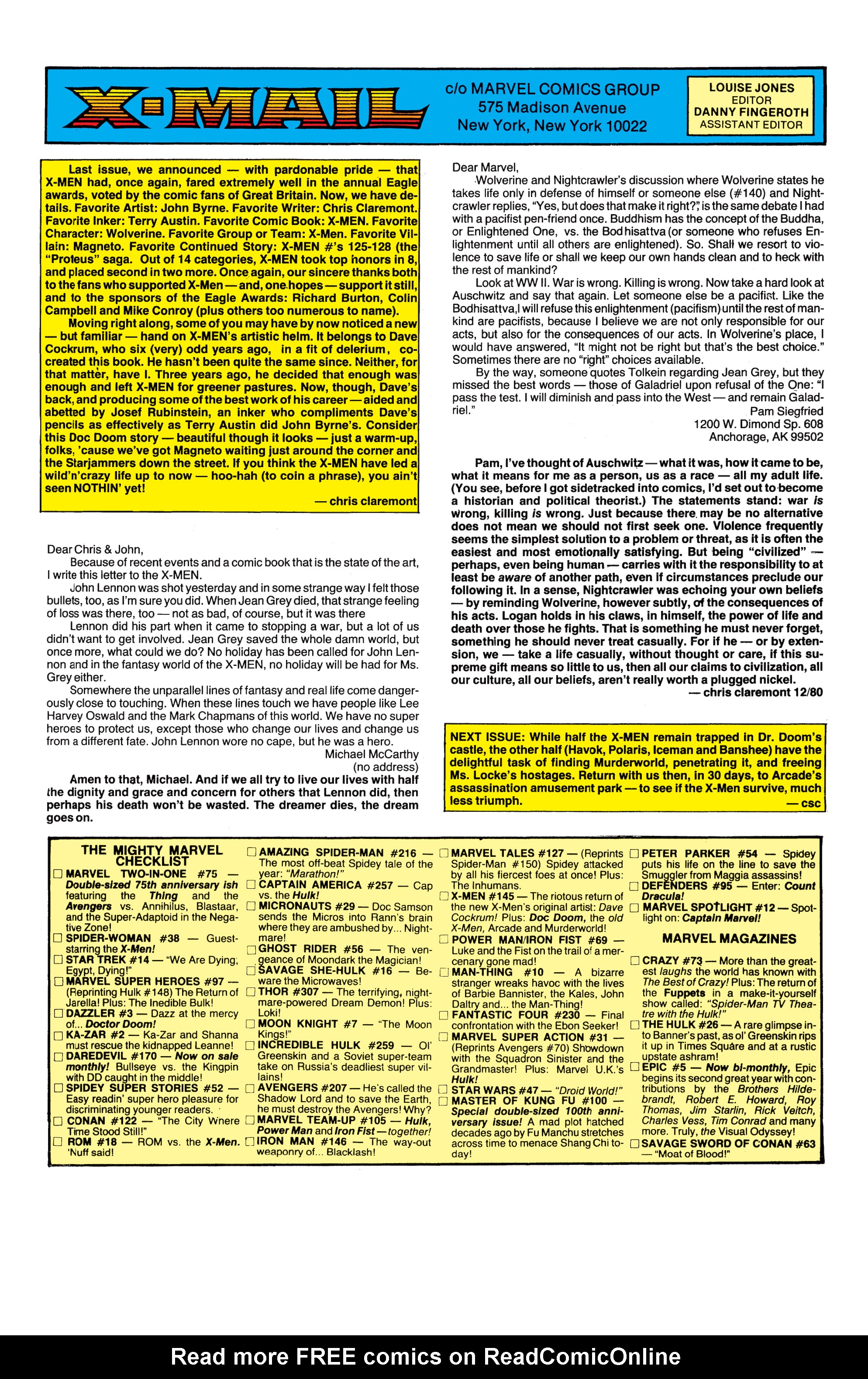 Read online Uncanny X-Men Omnibus comic -  Issue # TPB 2 (Part 4) - 60