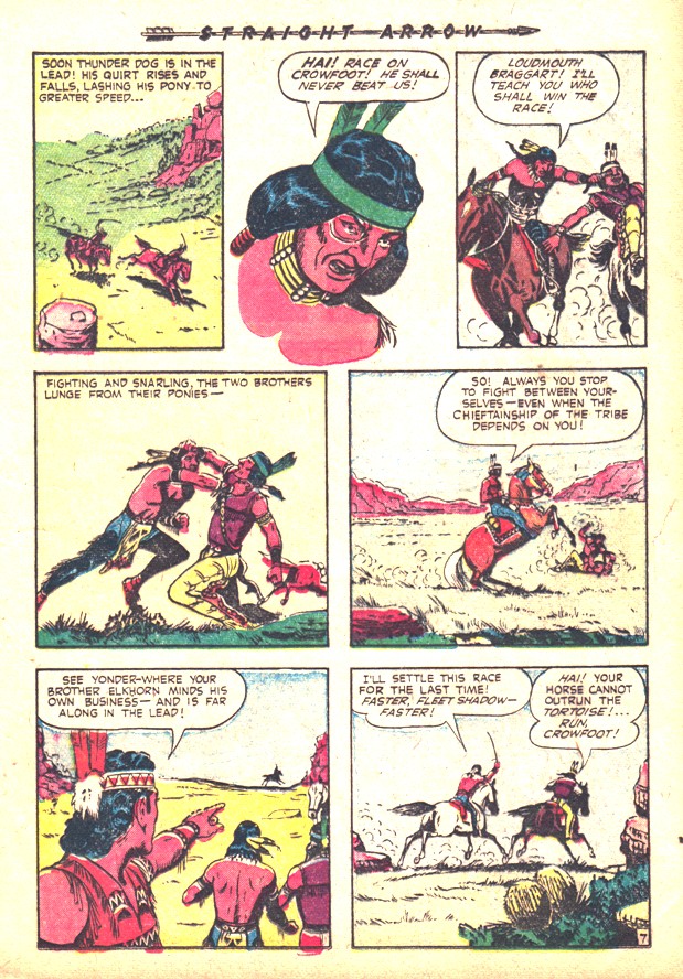 Read online Straight Arrow comic -  Issue #26 - 9