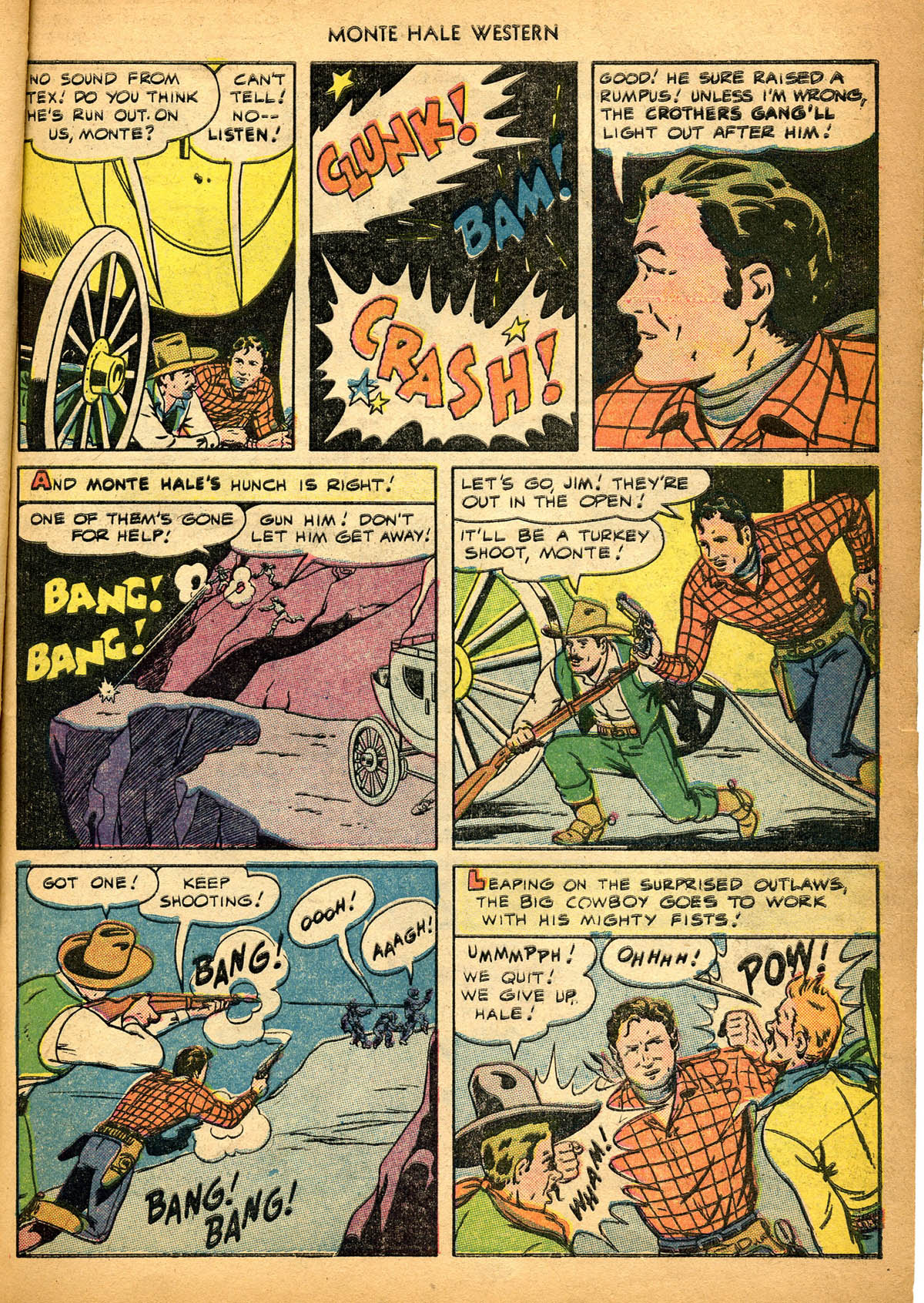 Read online Monte Hale Western comic -  Issue #44 - 32