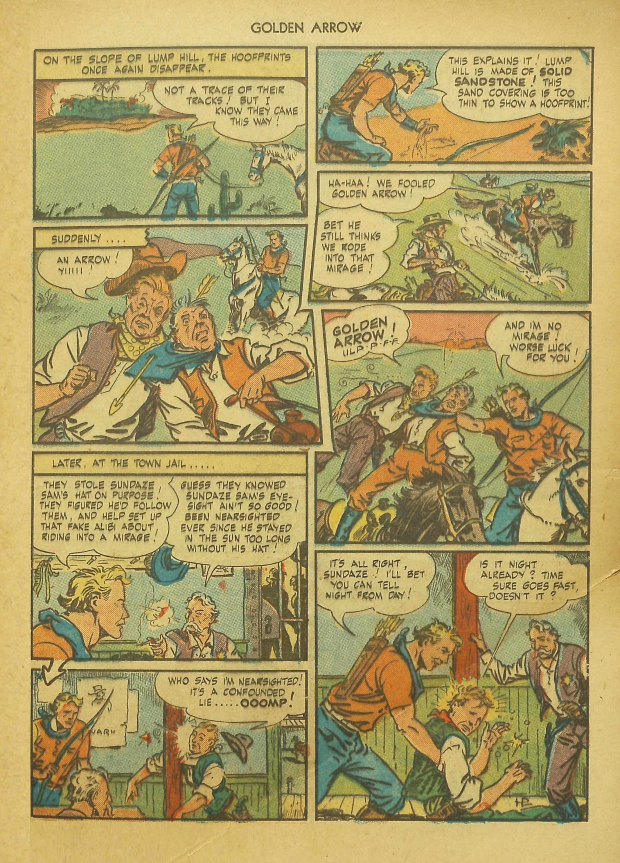 Read online Golden Arrow comic -  Issue #4 - 21